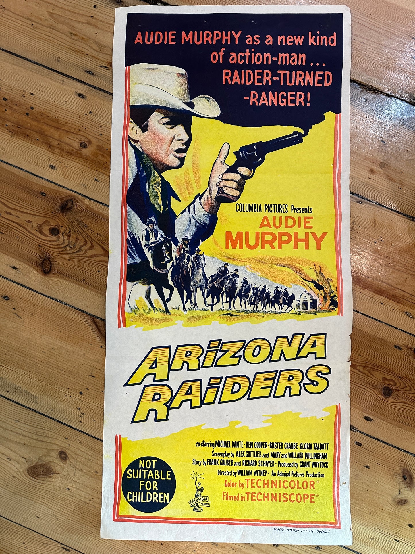 Vintage Daybill Movie Posters, Sold Separately $45 each