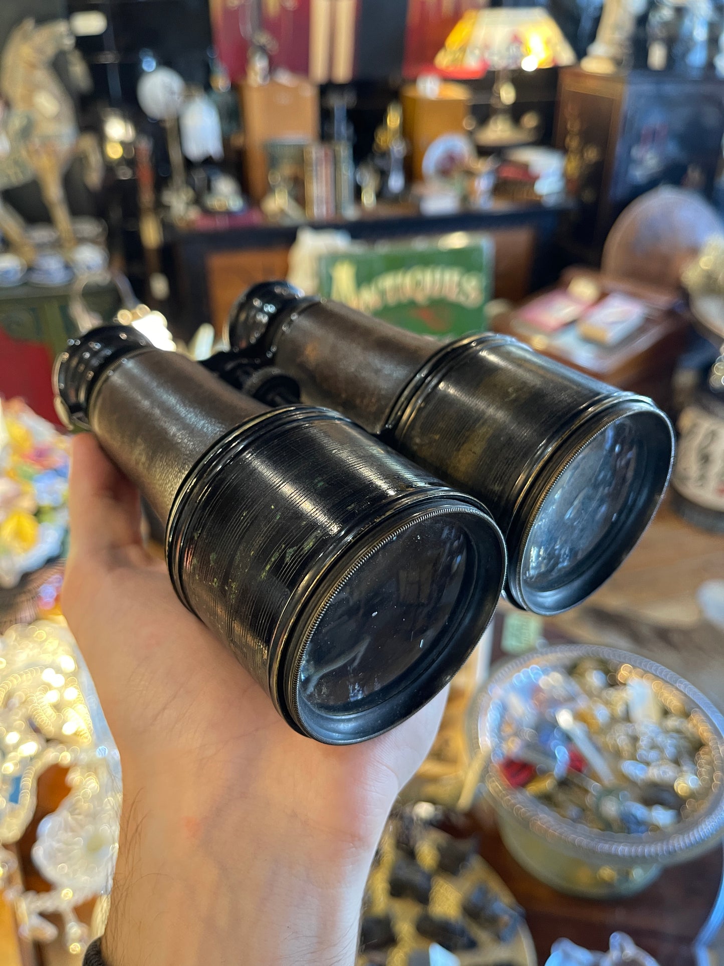 Antique Field and Marine Combination Binoculars - E. Sawtell, Rundle Street, Adelaide - Circa 1890-1910