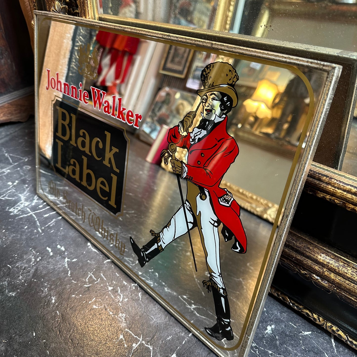 Bar Mirror, Johnnie Walker Black Label