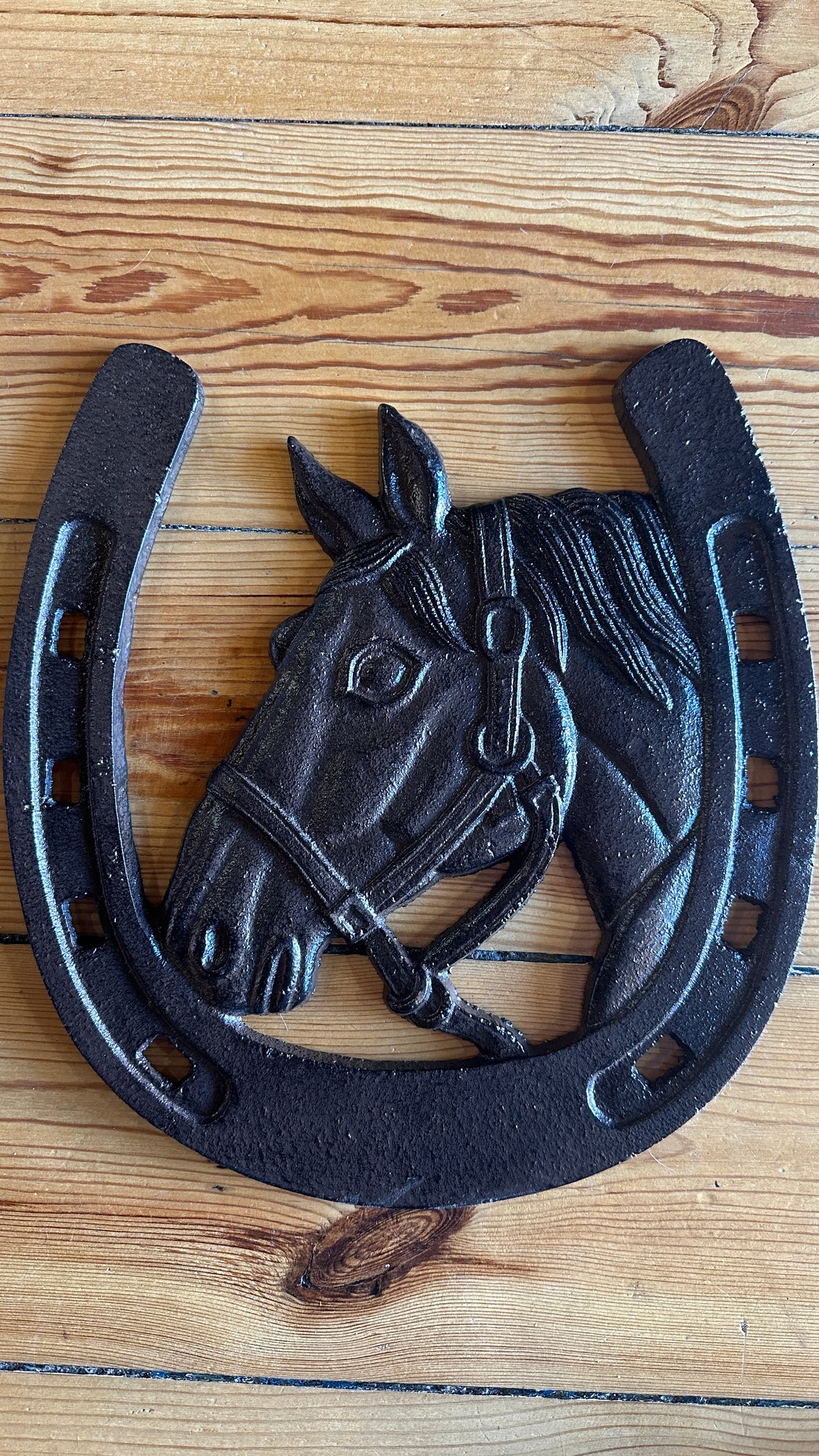 Large Horse Shoe Sign, Cast Iron