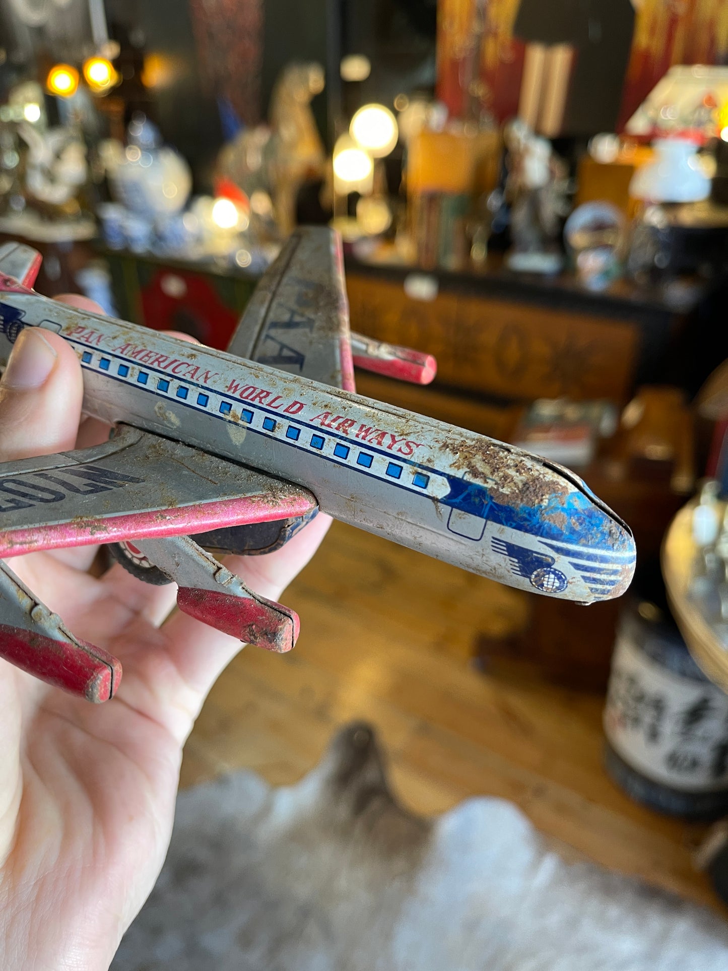 1960s Vintage Tin Toy Plane PAA N70700 – Pan American World Airways – Made in Japan