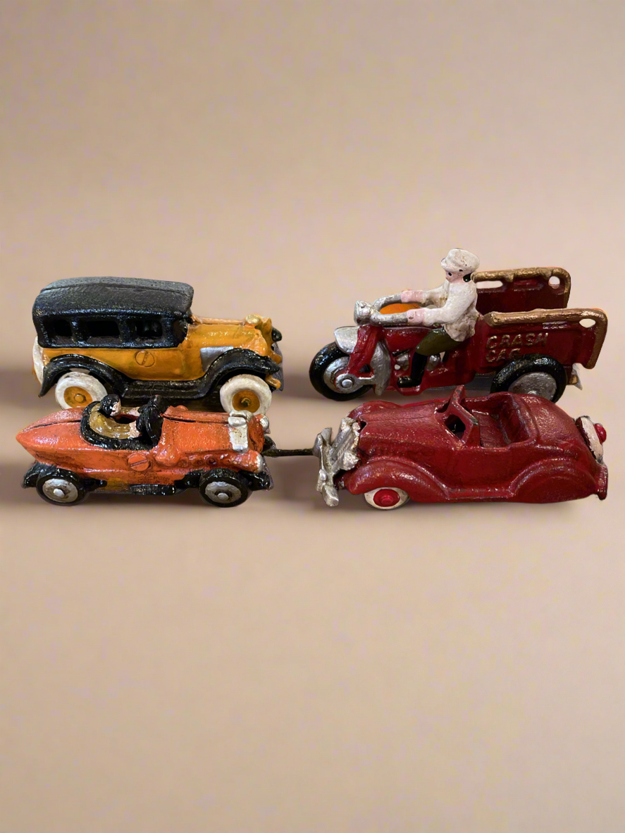 Miniature Cast Iron Car Figures