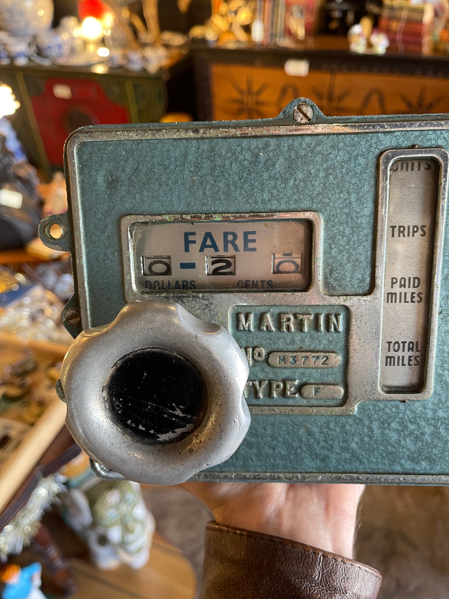 c.1960s Martin Mechanical Taxi Meter Australian