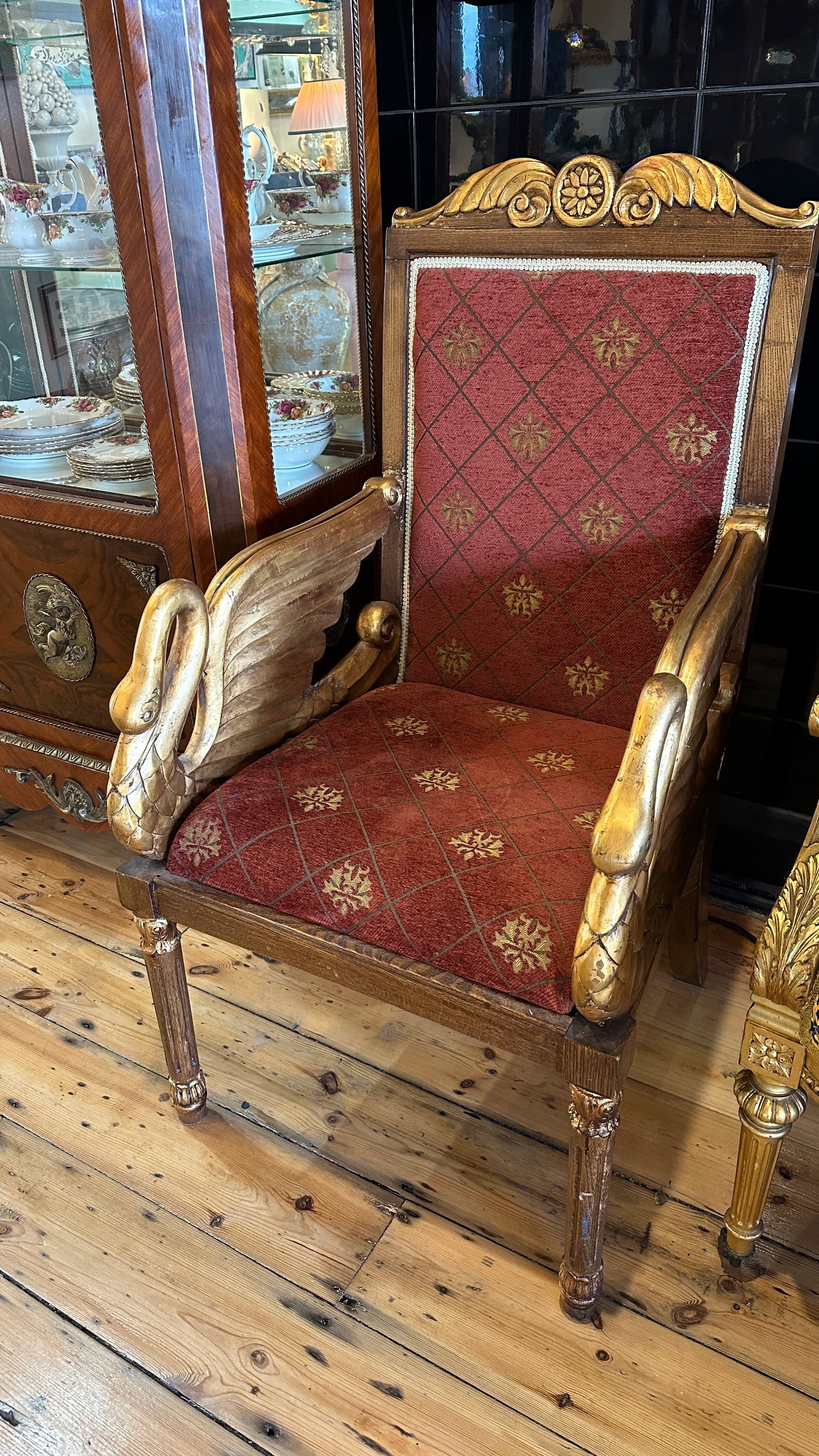 Vintage Empire Swan Chair