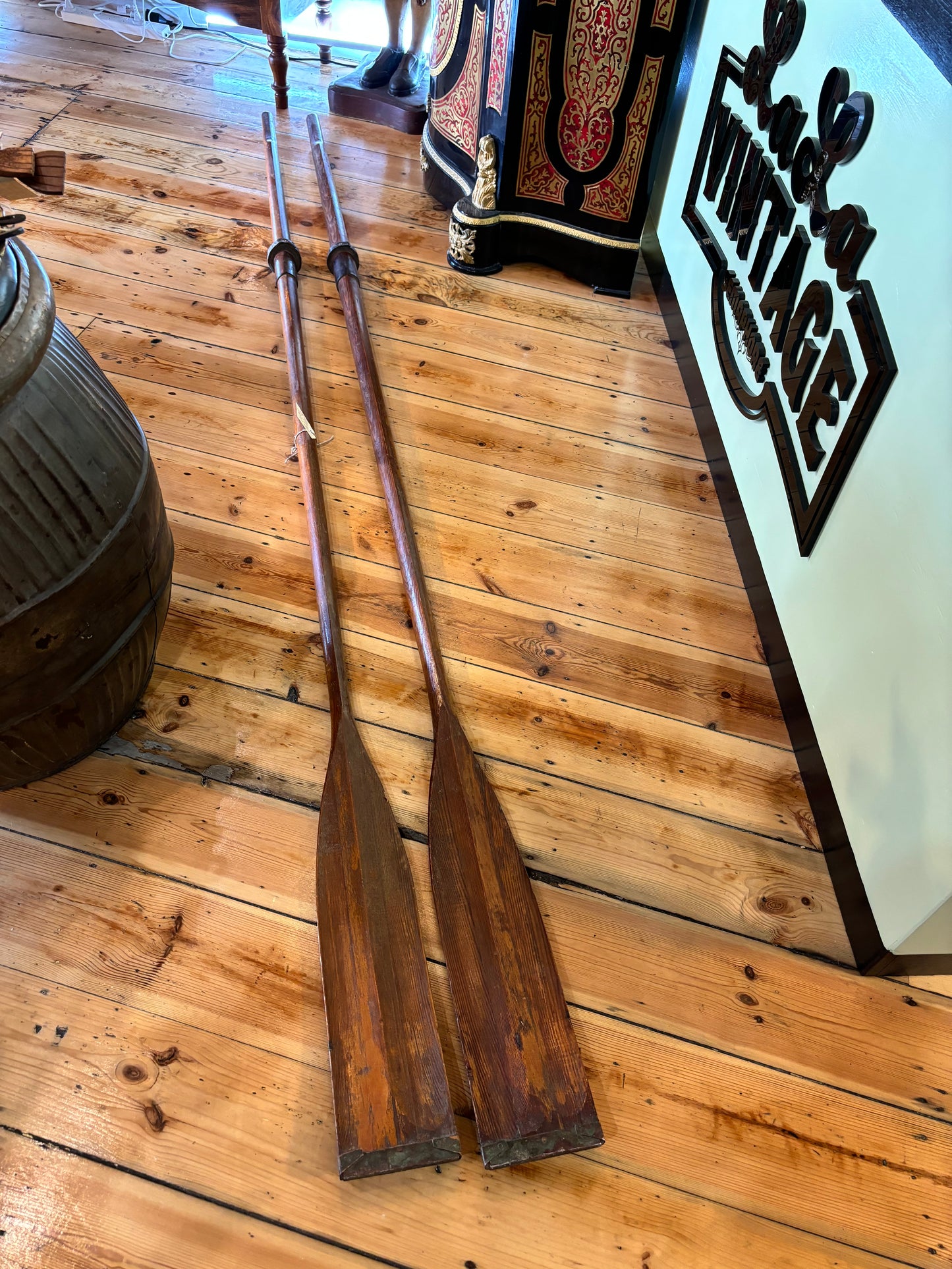 Pair of Vintage Rowing Oars