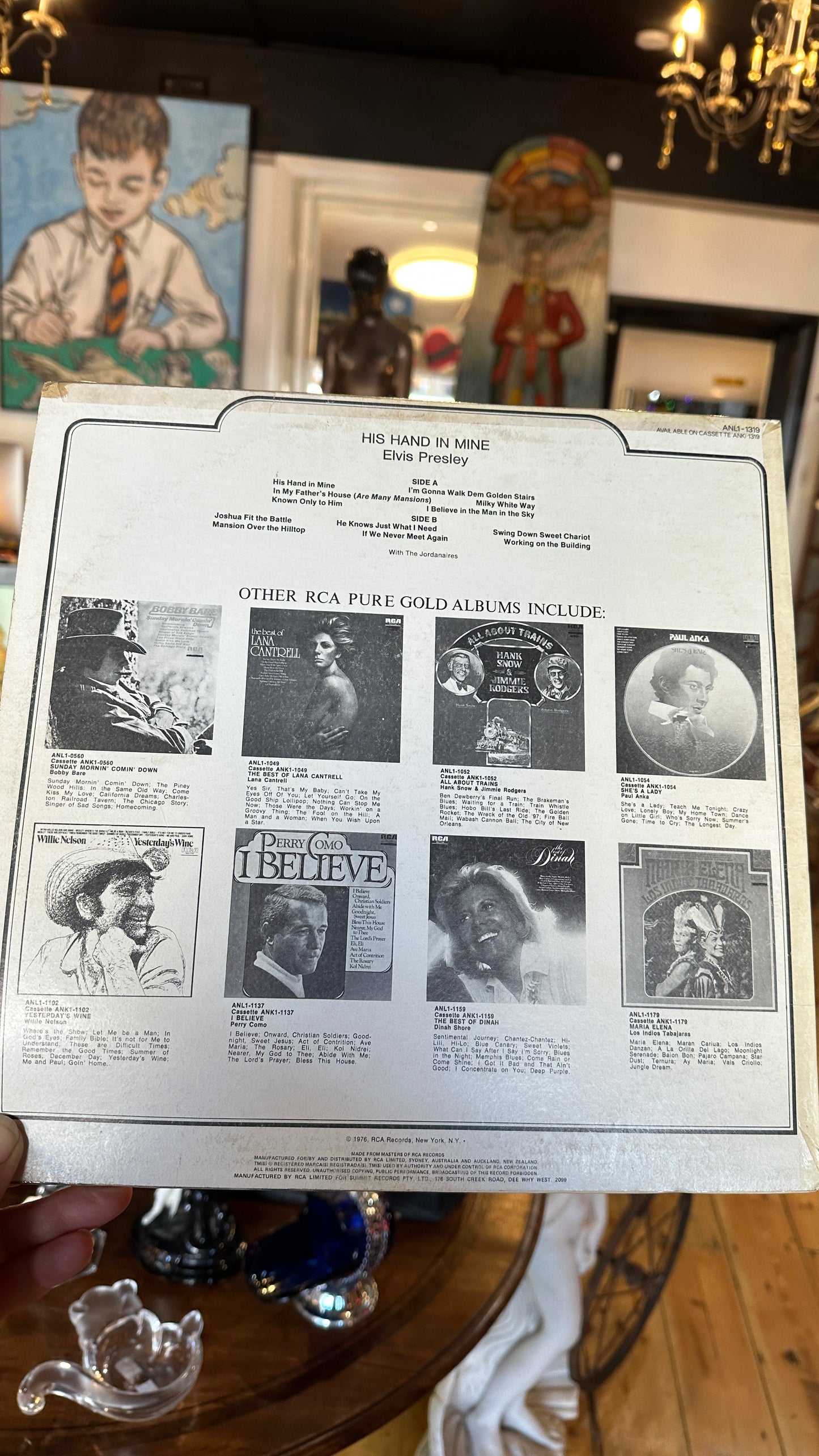 Elvis Presley: His Hand In Mine (Very Good Condition)