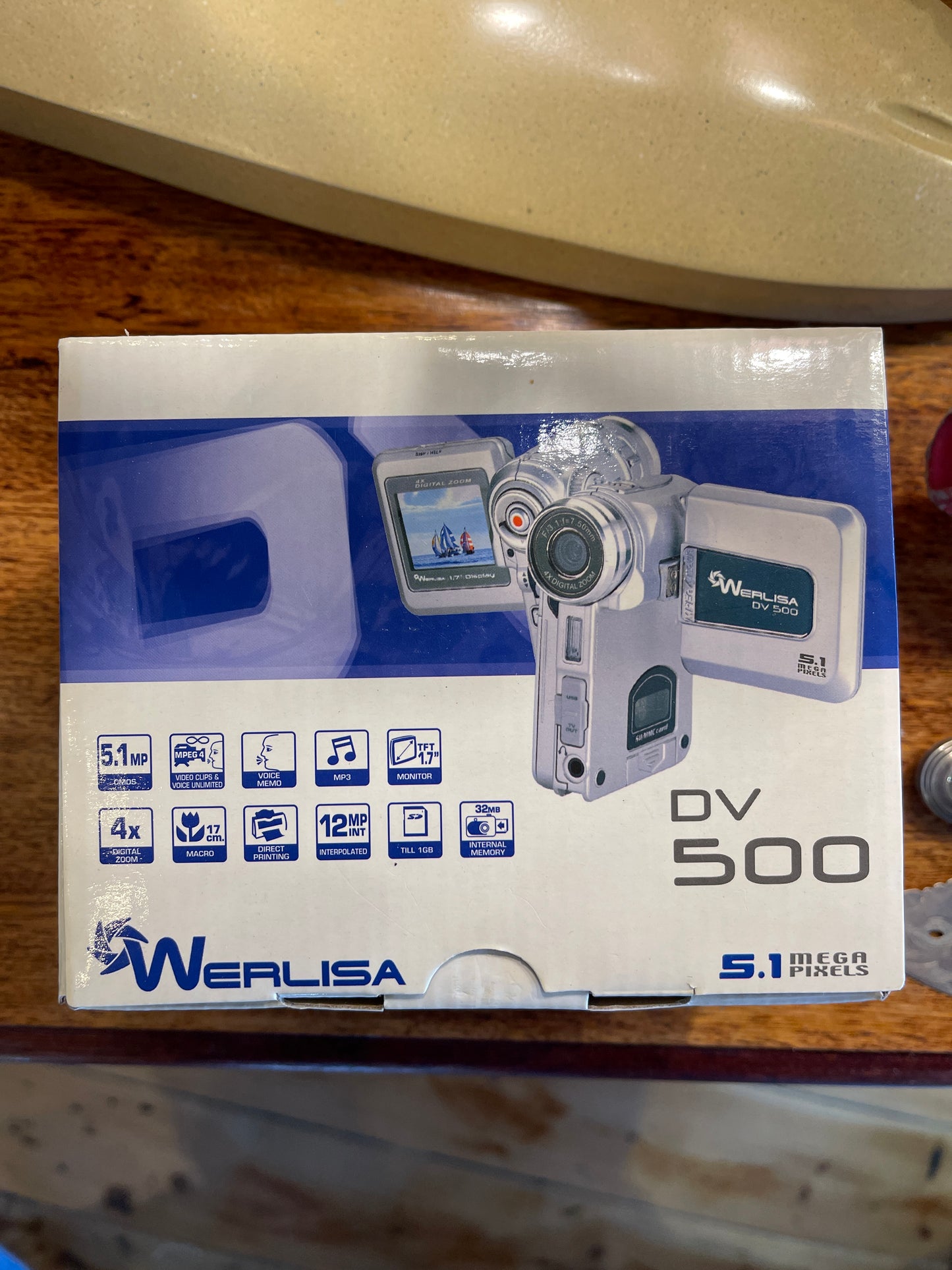 Werlisa DV 500 Digital Video Camera – Y2K Era, New in Box