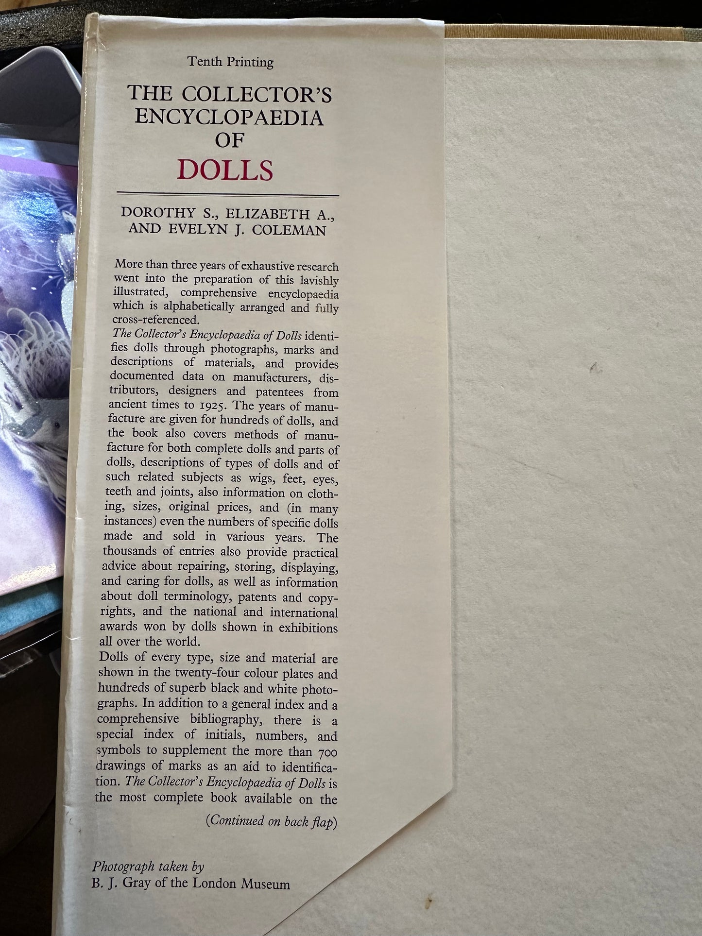 Collector's Encyclopaedia of Dolls, Reference Book