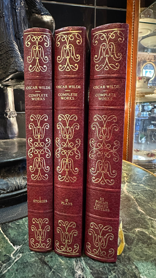 Three Volumes Complete Works of Oscar Wilde, Heron Books 1966