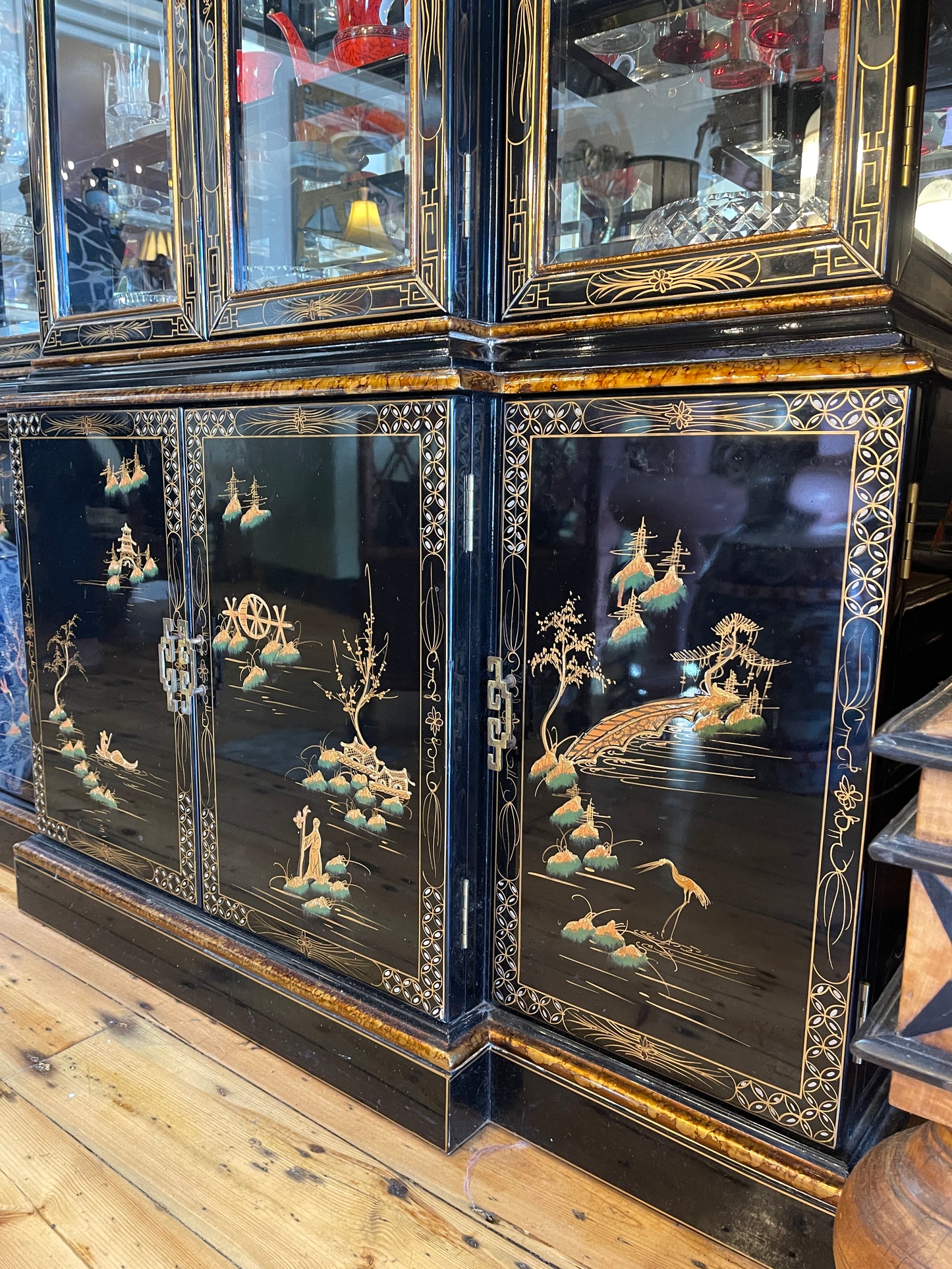 Substantial Chinese Display Cabinet