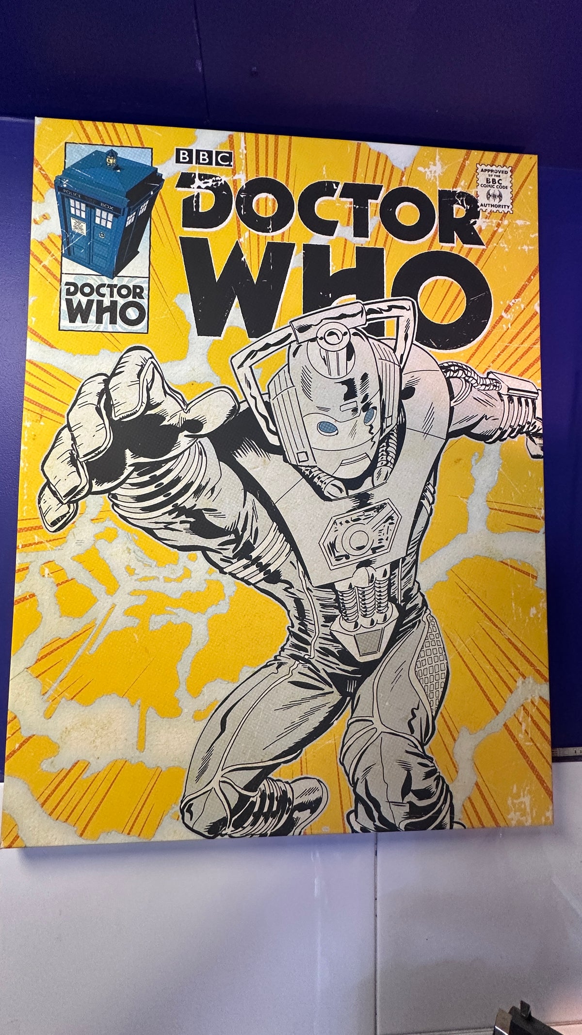 Doctor Who Canvas Print, ready to hang!