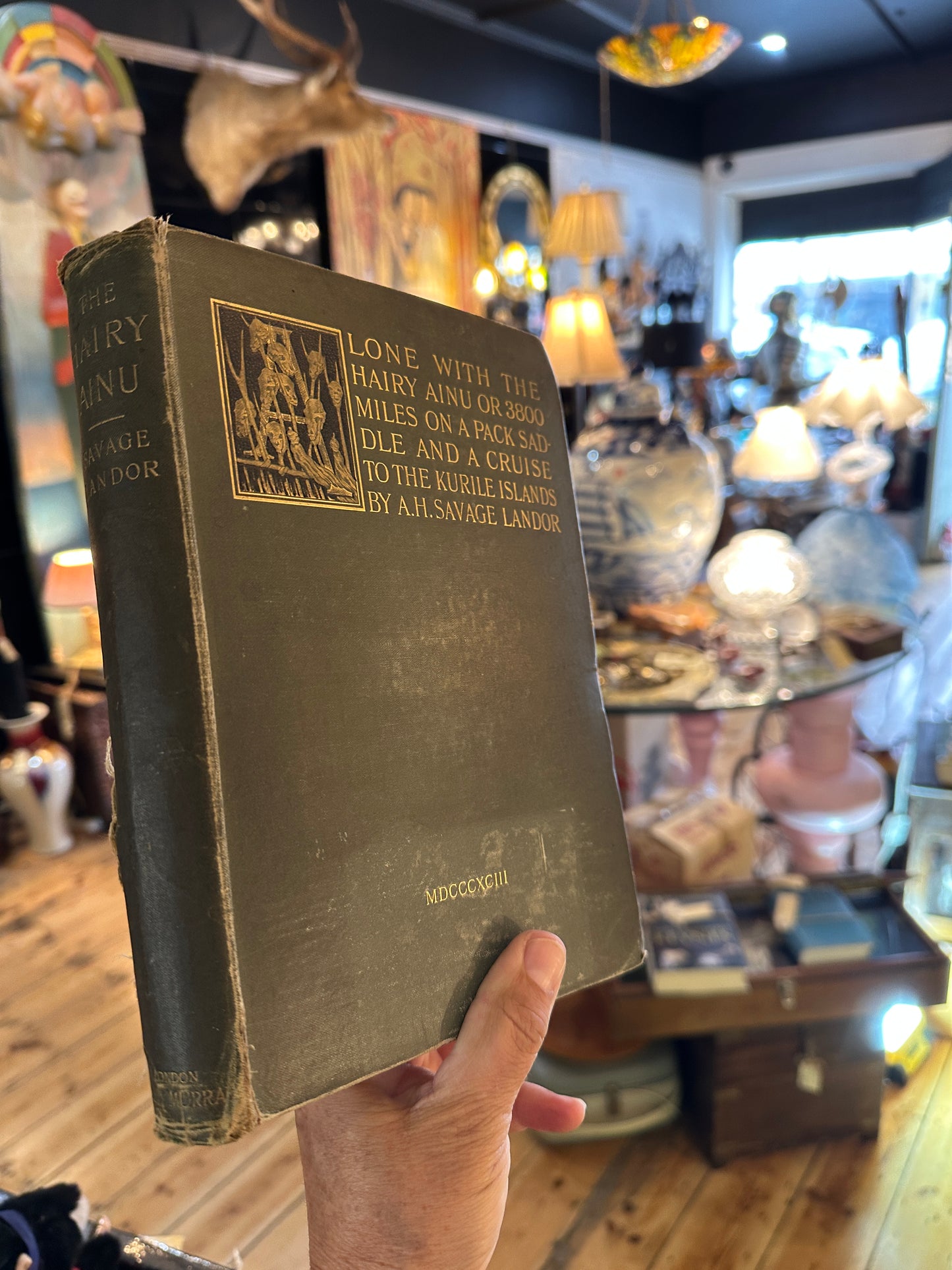 "Alone with the Hairy Ainu: Or, 3,800 Miles on a Pack Saddle in Yezo and a Cruise to the Kurile Islands," by AH Savage Landor, London 1893.