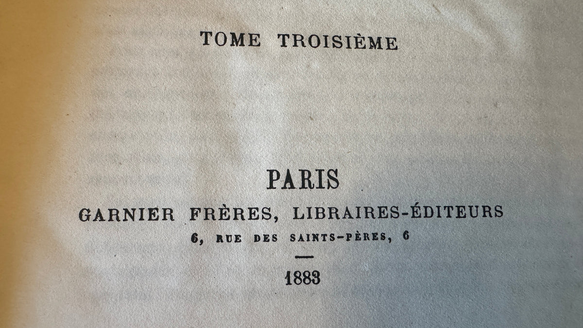 Historical French legal book titled "Répétitions Écrites sur le Code Civil" (Vol 3), 1883 Paris.