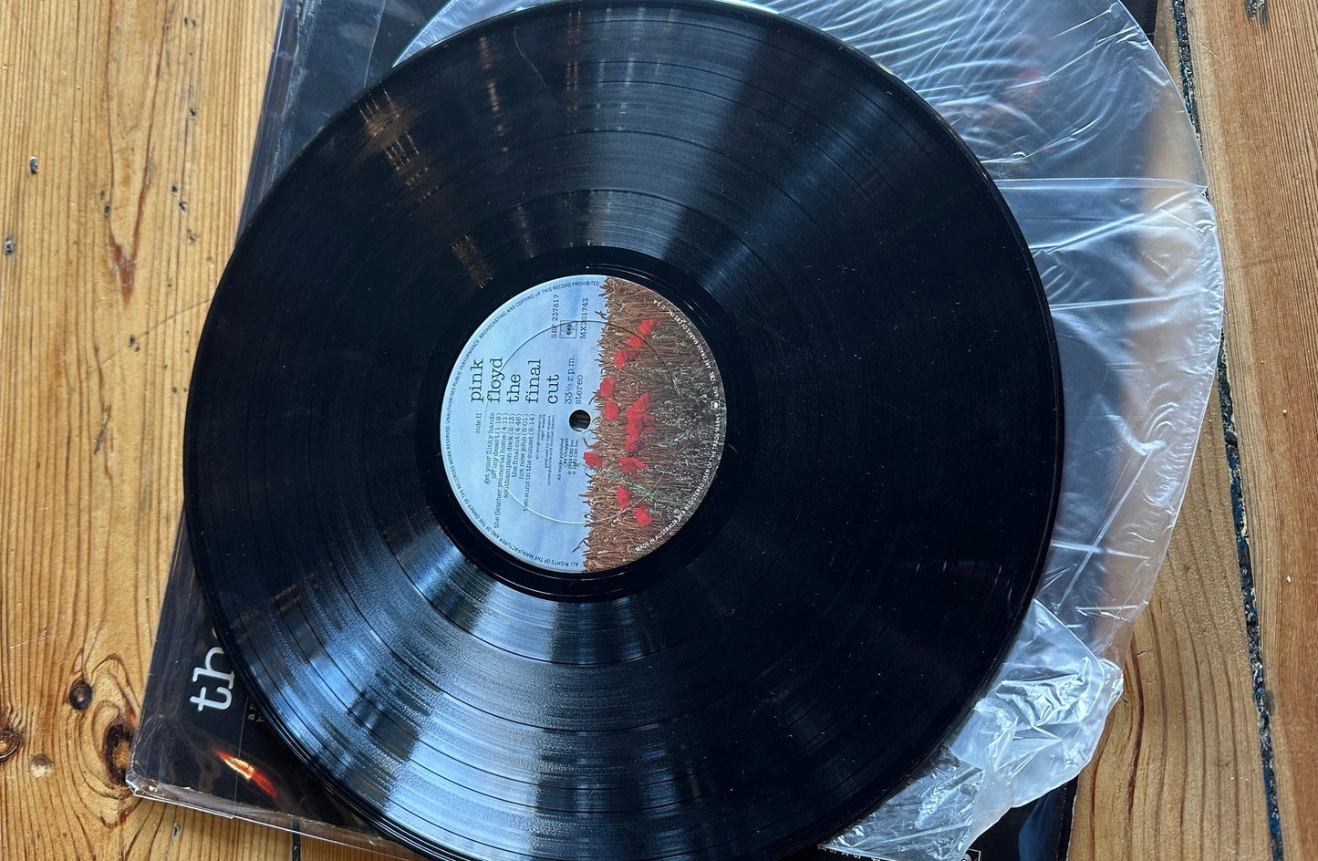 Original 1983 Australian vinyl press of Pink Floyd’s The Final Cut