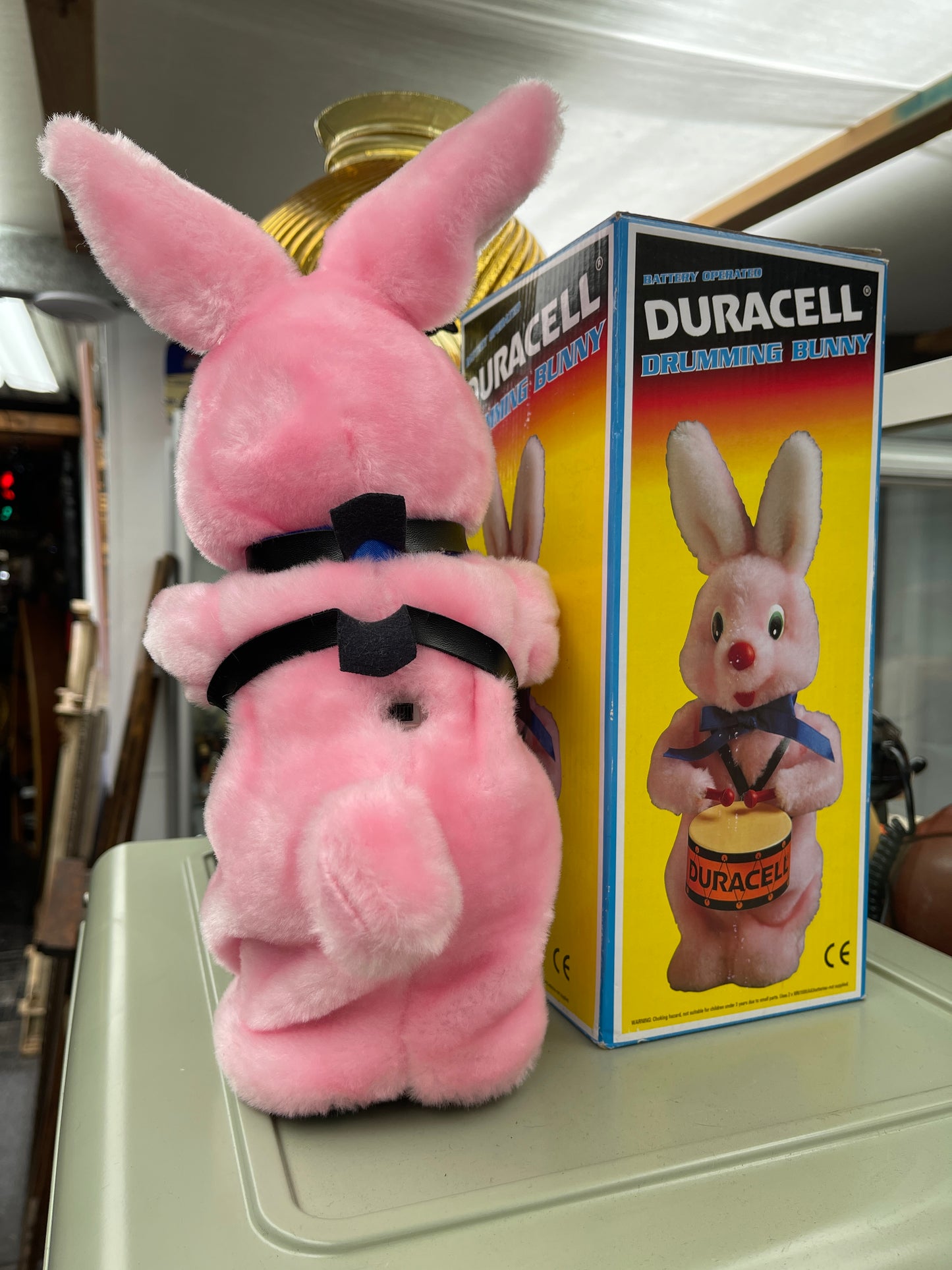 Battery-Operated Duracell Drumming Bunny – Vintage with Original Box