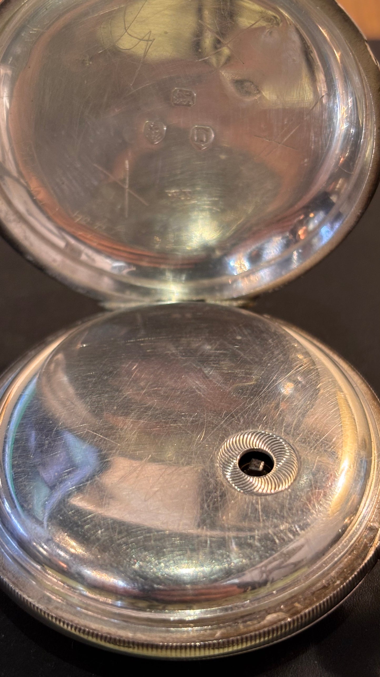 Antique 1890 Sterling Silver Pocket Watch – Birmingham Hallmarked, W.E. Maker – Untested, No Key