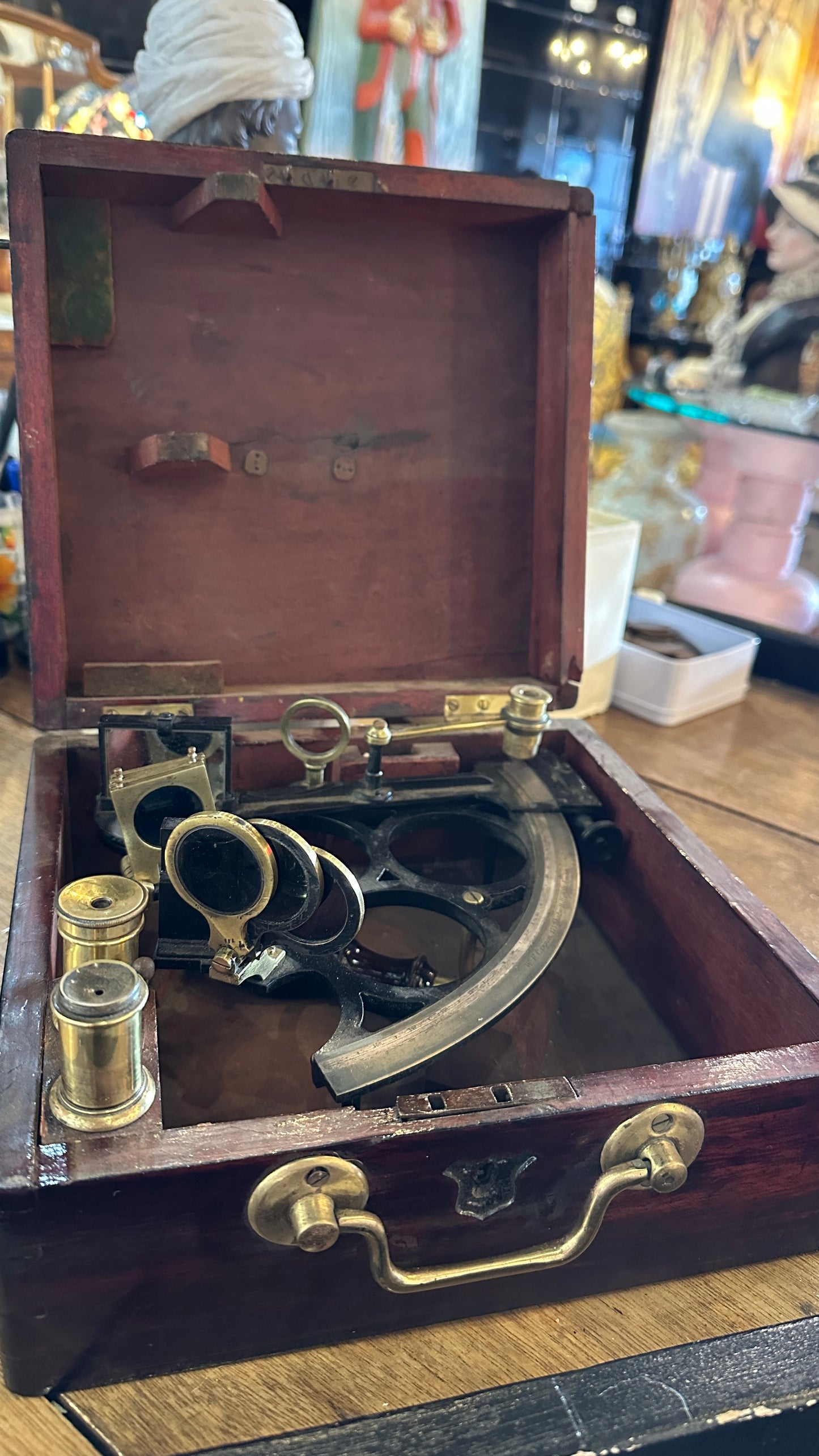 Antique Marine Sextant by WF Cannon, London