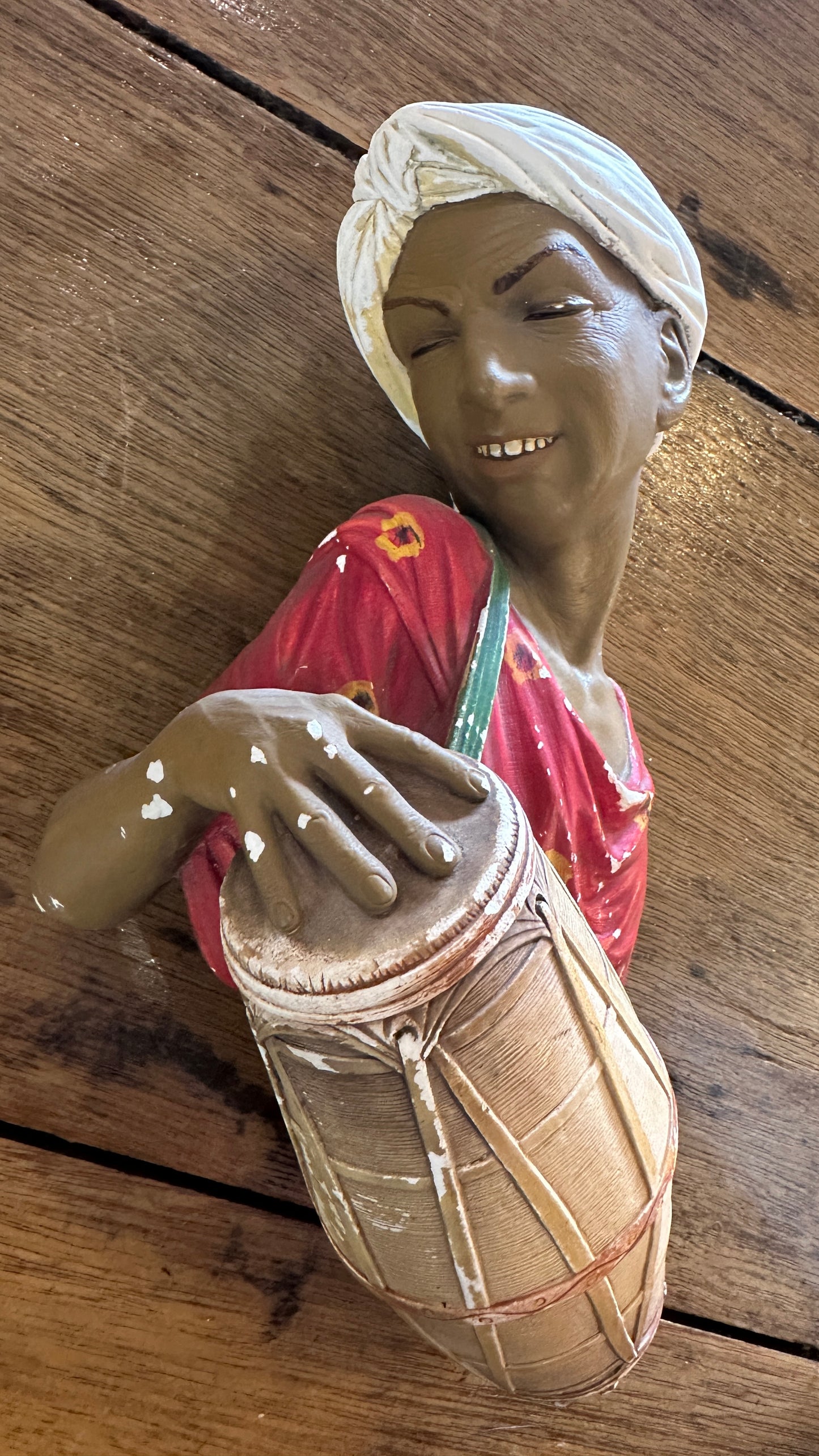 Vintage Bossons Drummer Chalkware,  England 1959