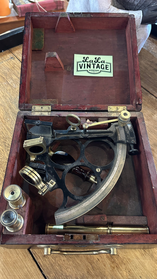 Antique Marine Sextant by WF Cannon, London