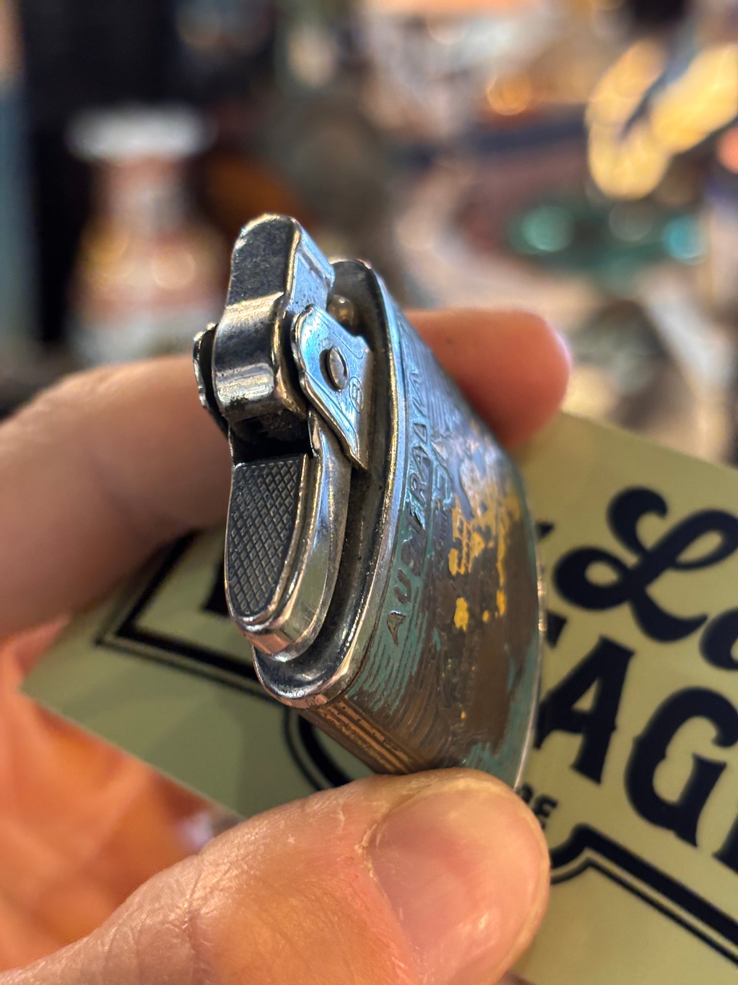 1956 Melbourne Olympics Penguin Superlative Lighter – Vintage Olympic Souvenir