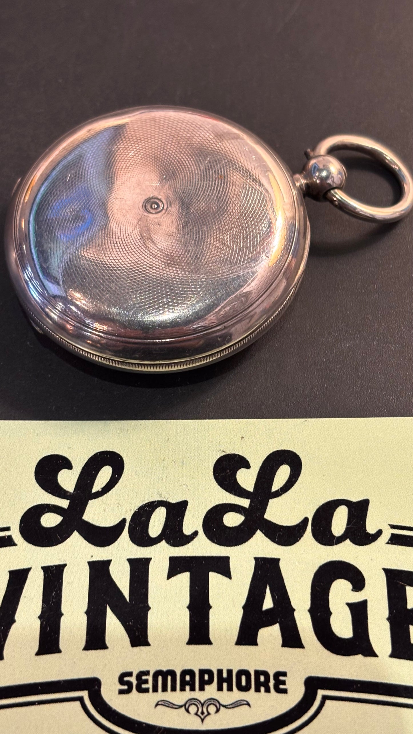 Antique 1890 Sterling Silver Pocket Watch – Birmingham Hallmarked, W.E. Maker – Untested, No Key