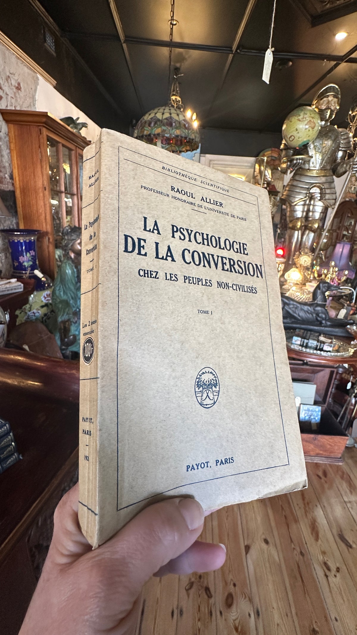 Rare 1925 First Edition: La Psychologie de la Conversion (Tome 1) - Raoul Allier