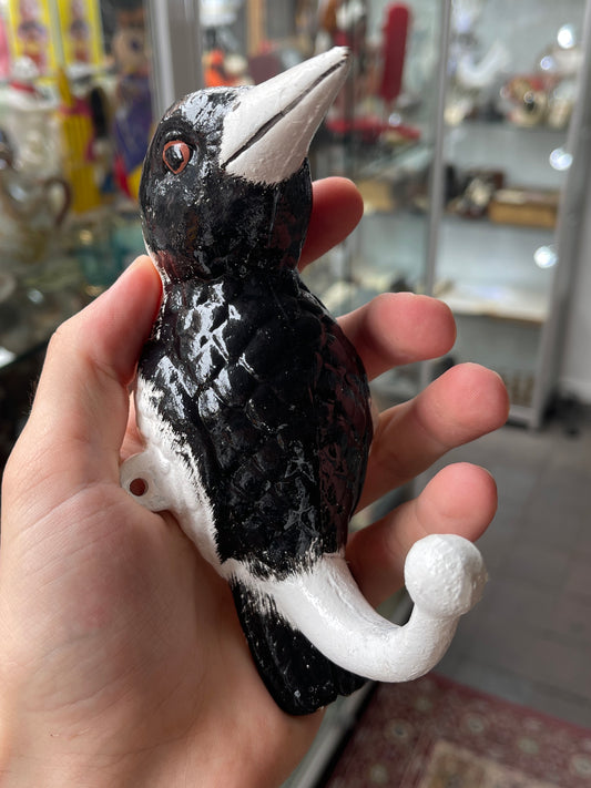 Cast Iron Magpie Wall Hook – Priced Each (Many Available)