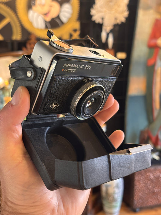 Vintage Agfa Agfamatic 200 Sensor 126 Cartridge Camera – 1970s Retro Collector Compact