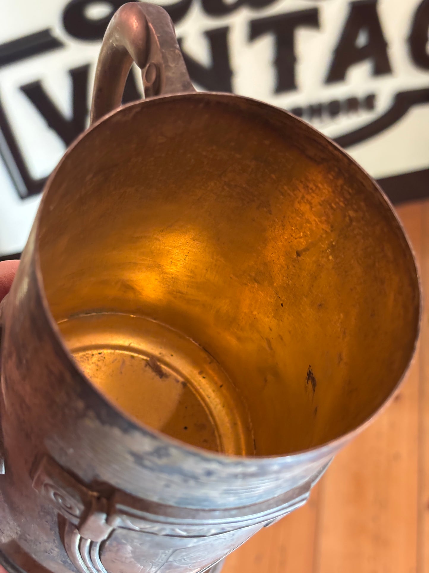 Antique German Trophy Tankard – "Dem Sieger" – Vintage Presentation Cup
