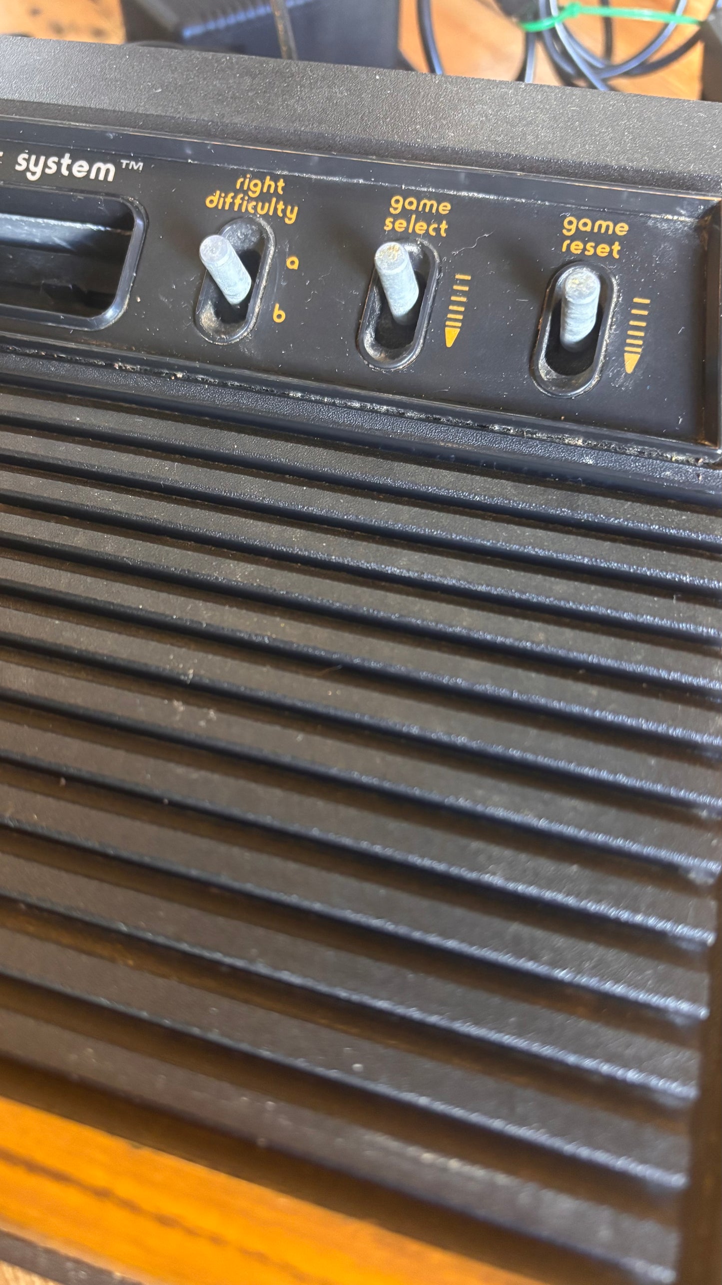 Vintage Atari 2600 “Heavy Sixer” Console + Original PSU + Joysticks | Tested