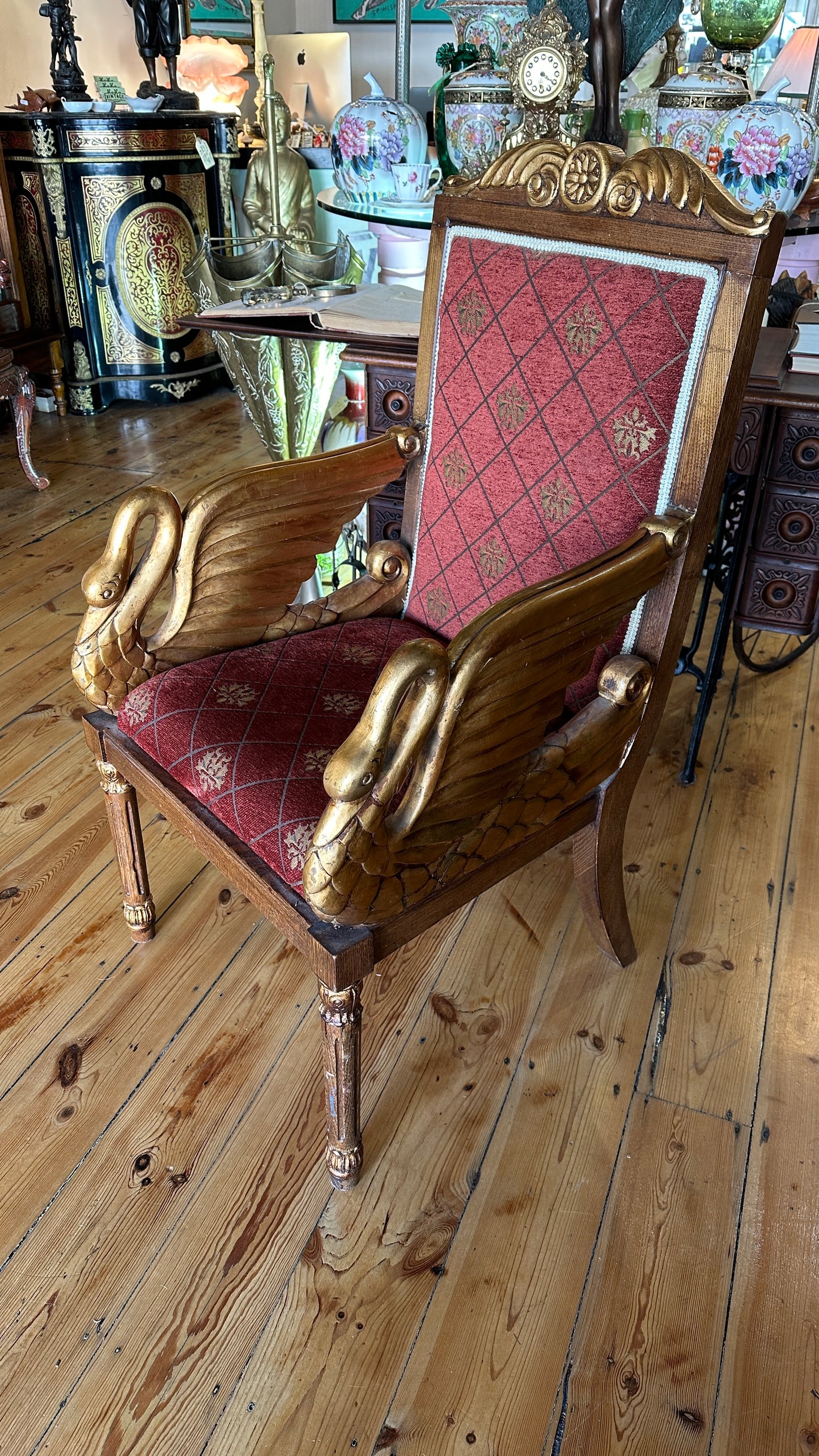 Vintage Empire Swan Chair