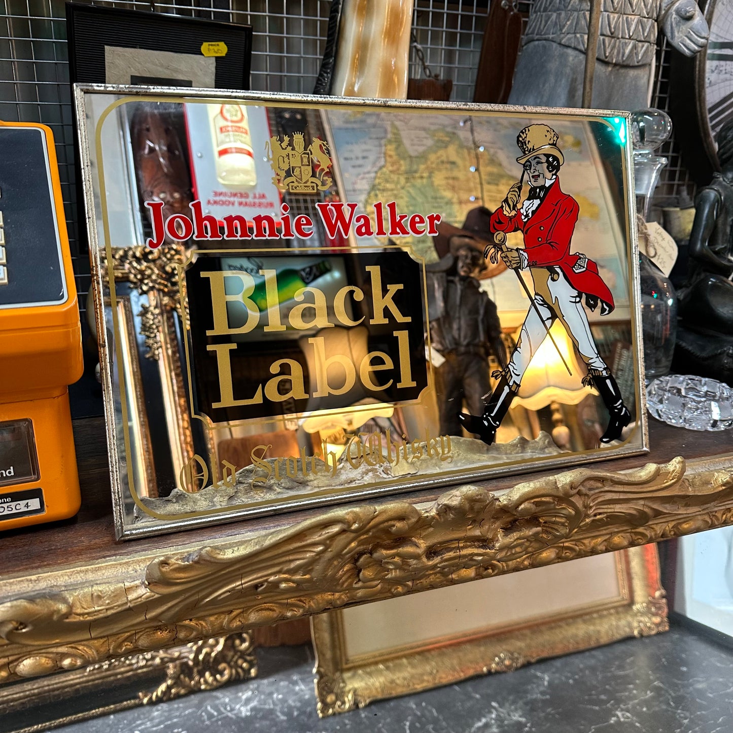 Bar Mirror, Johnnie Walker Black Label
