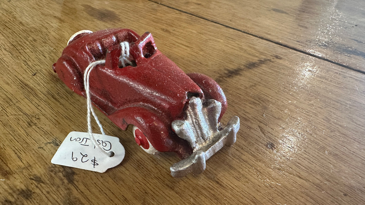 Cast Iron Red Convertible
