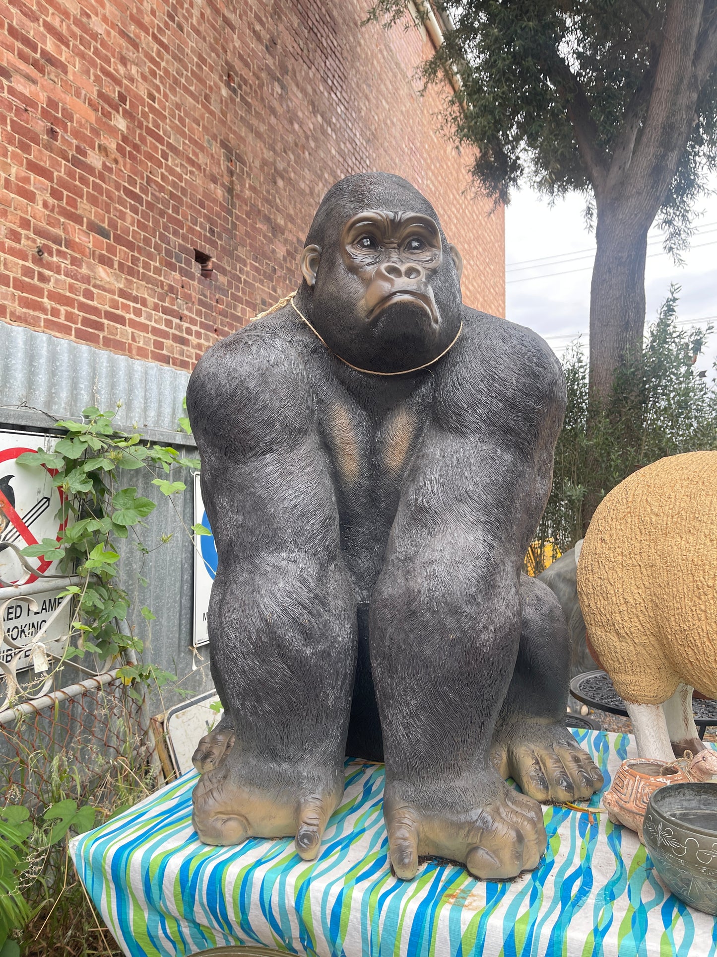 Life-size Fibreglass Gorilla Statue