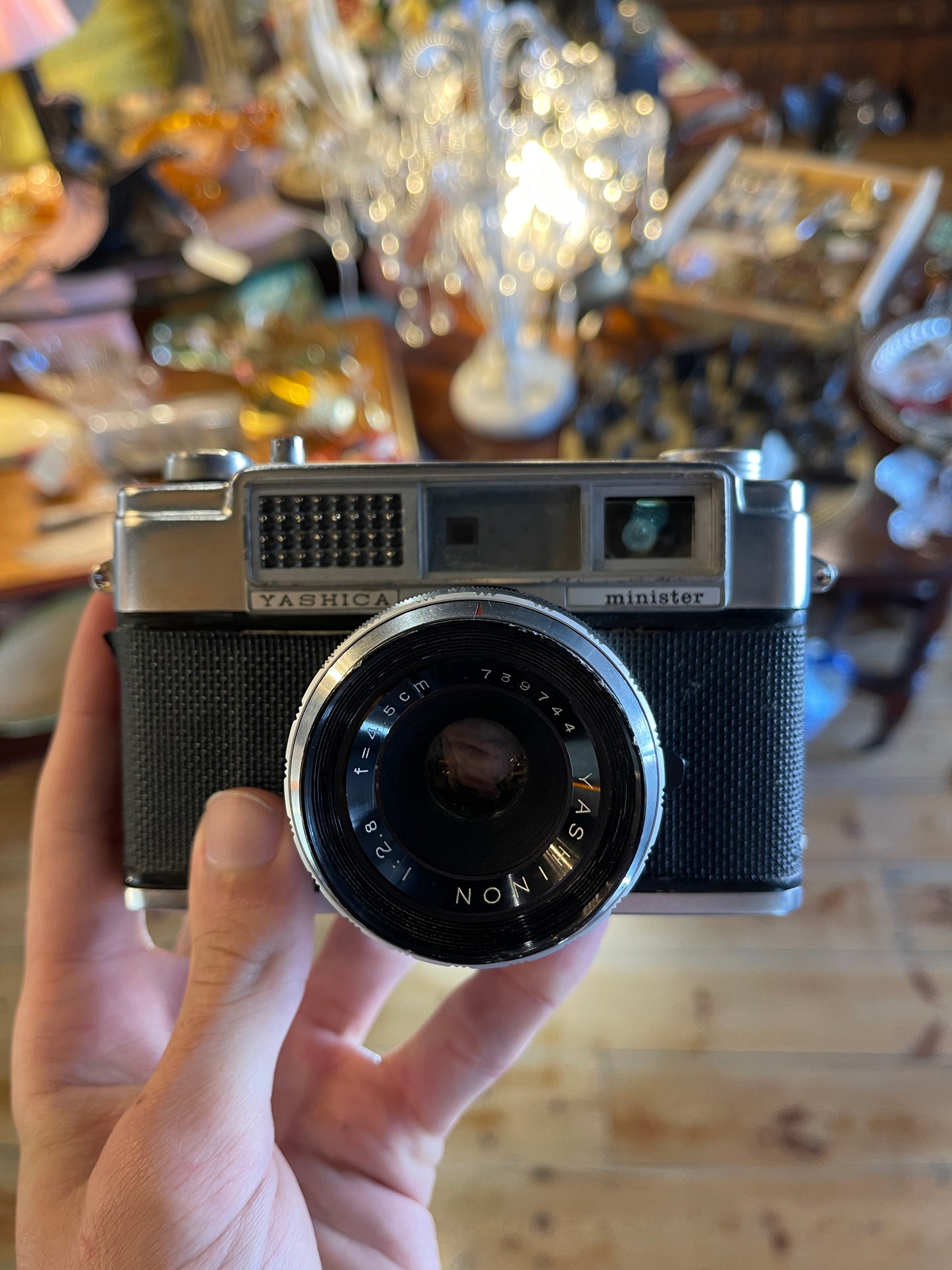 Yashica Minister Rangefinder Camera – Vintage 1960s 35mm Film Camera with Yashinon 1:2.8 Lens