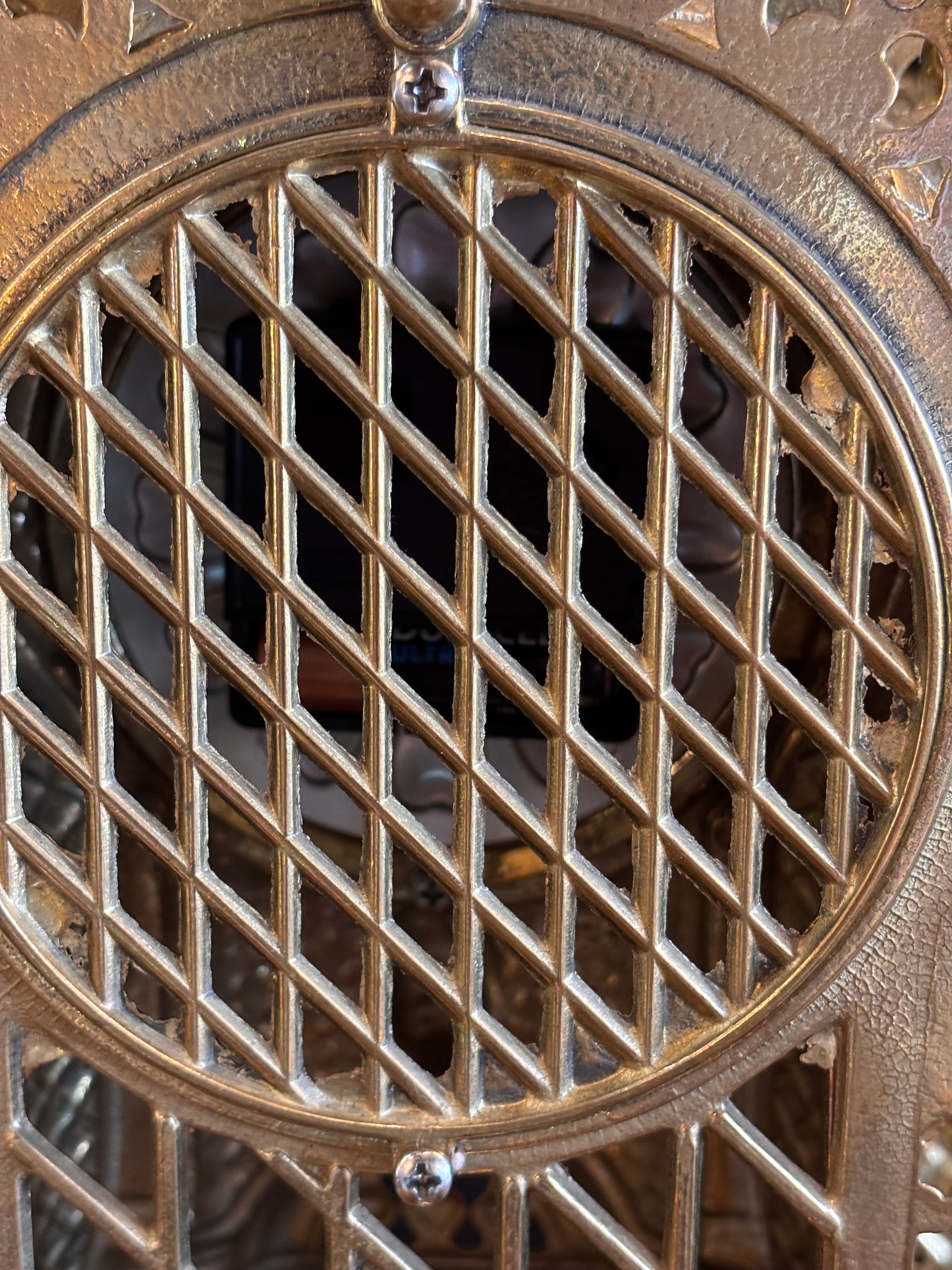 Ornate Brass Mantel Clock with Matching Candelabras – Baroque Style Quartz Clock Set – 41 cm