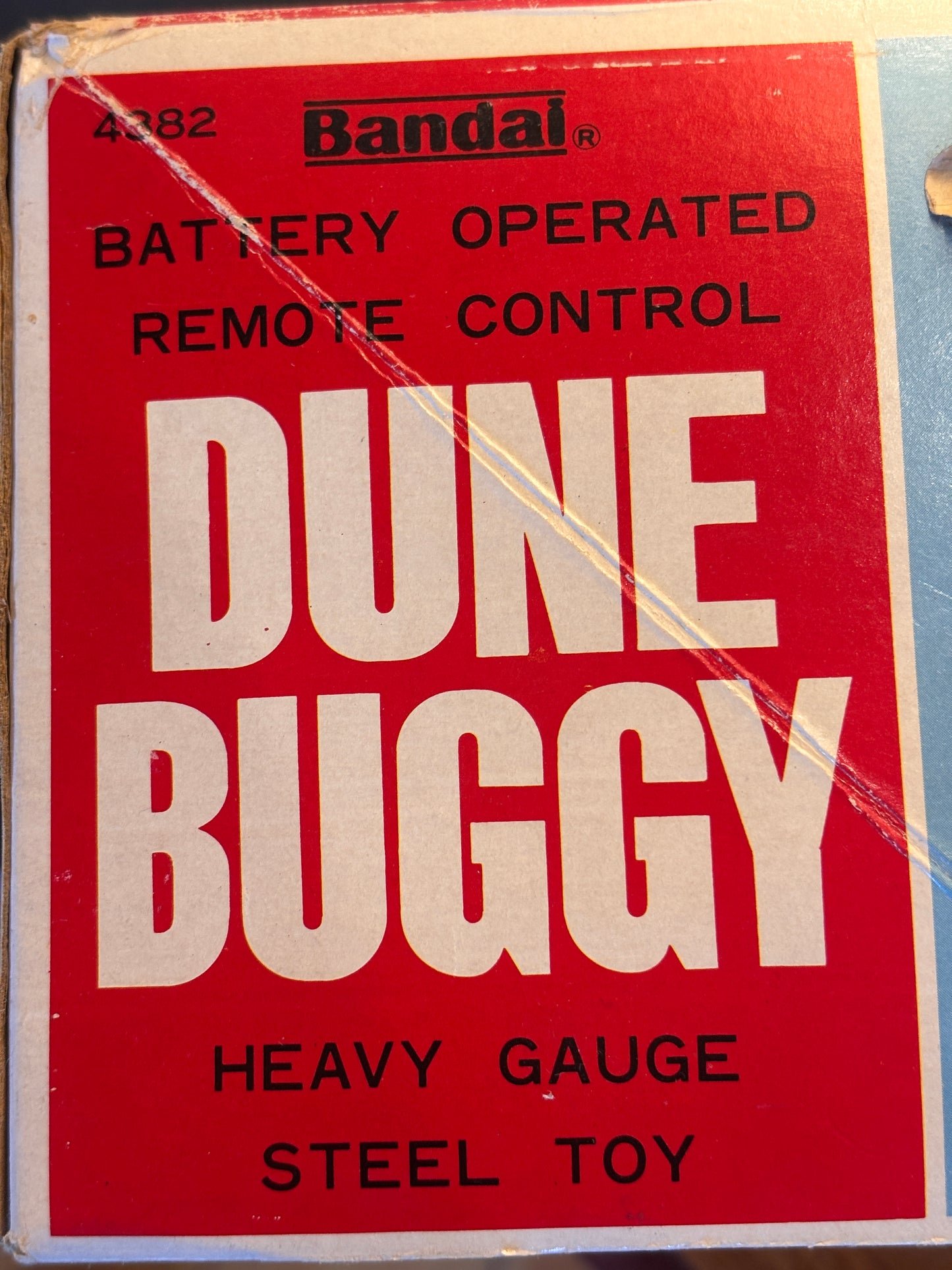 Vintage 1970s Bandai Dune Buggy Remote Control Car – Battery Operated – Made in Japan – Boxed Steel Toy – Untested