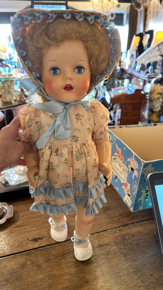 Vintage 1950s Pedigree “Delite” Walking Doll – Boxed – 21” Blonde