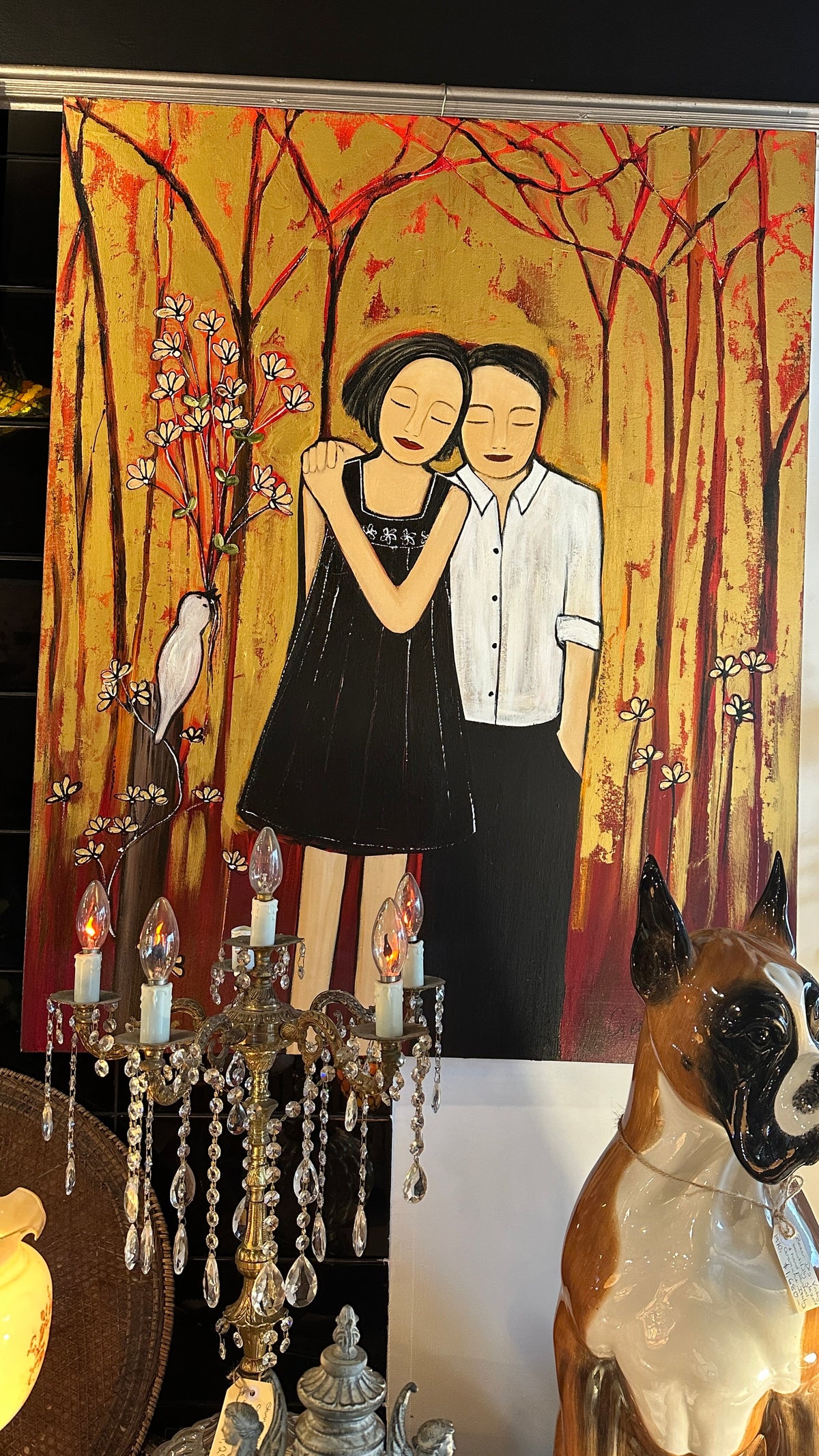 Large Oil Painting by Georgina Hart, original work signed