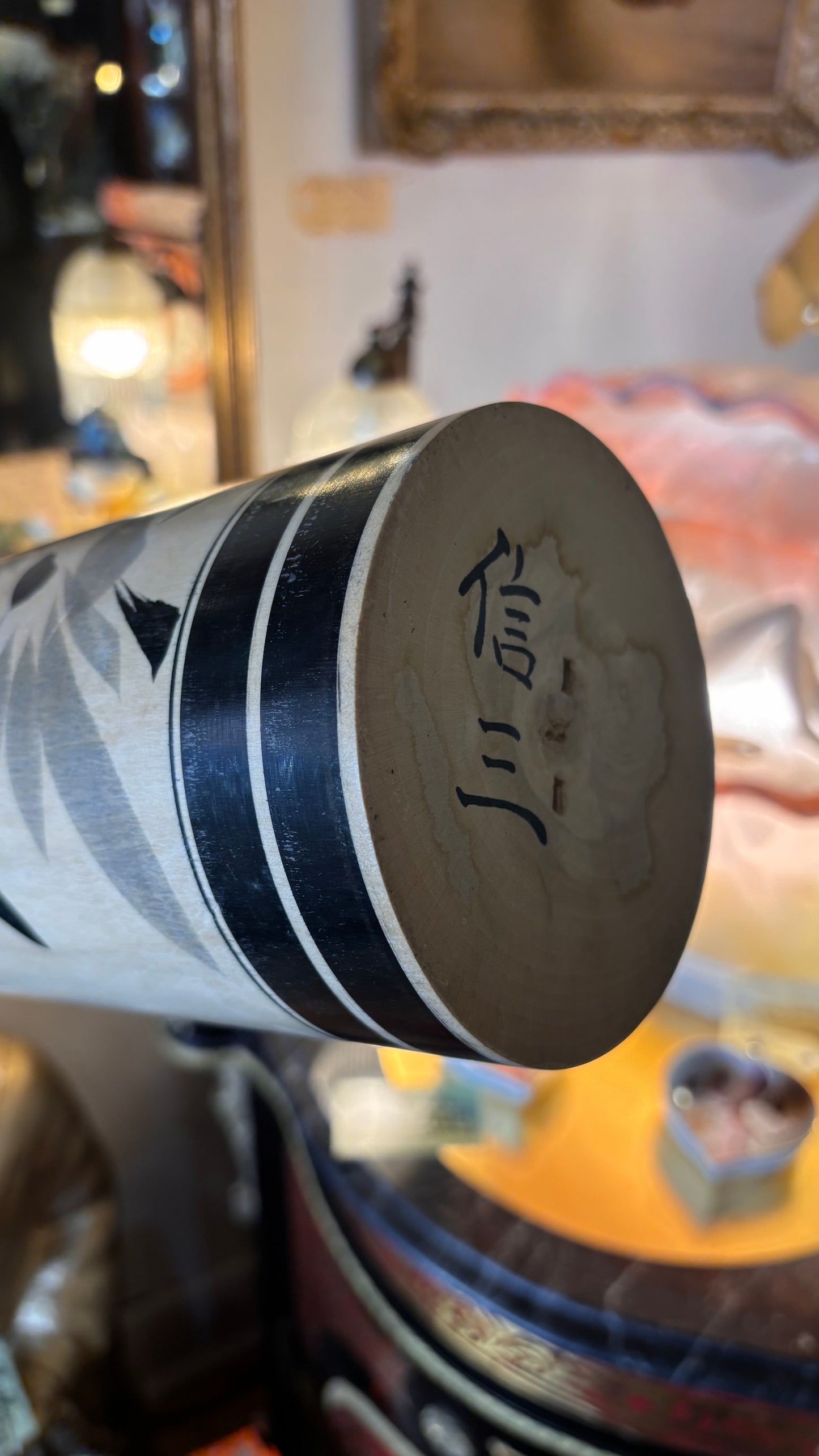 Vintage Japanese Kokeshi Doll – 54cm Naruko Style by Shinzō (c. 1950s–60s)