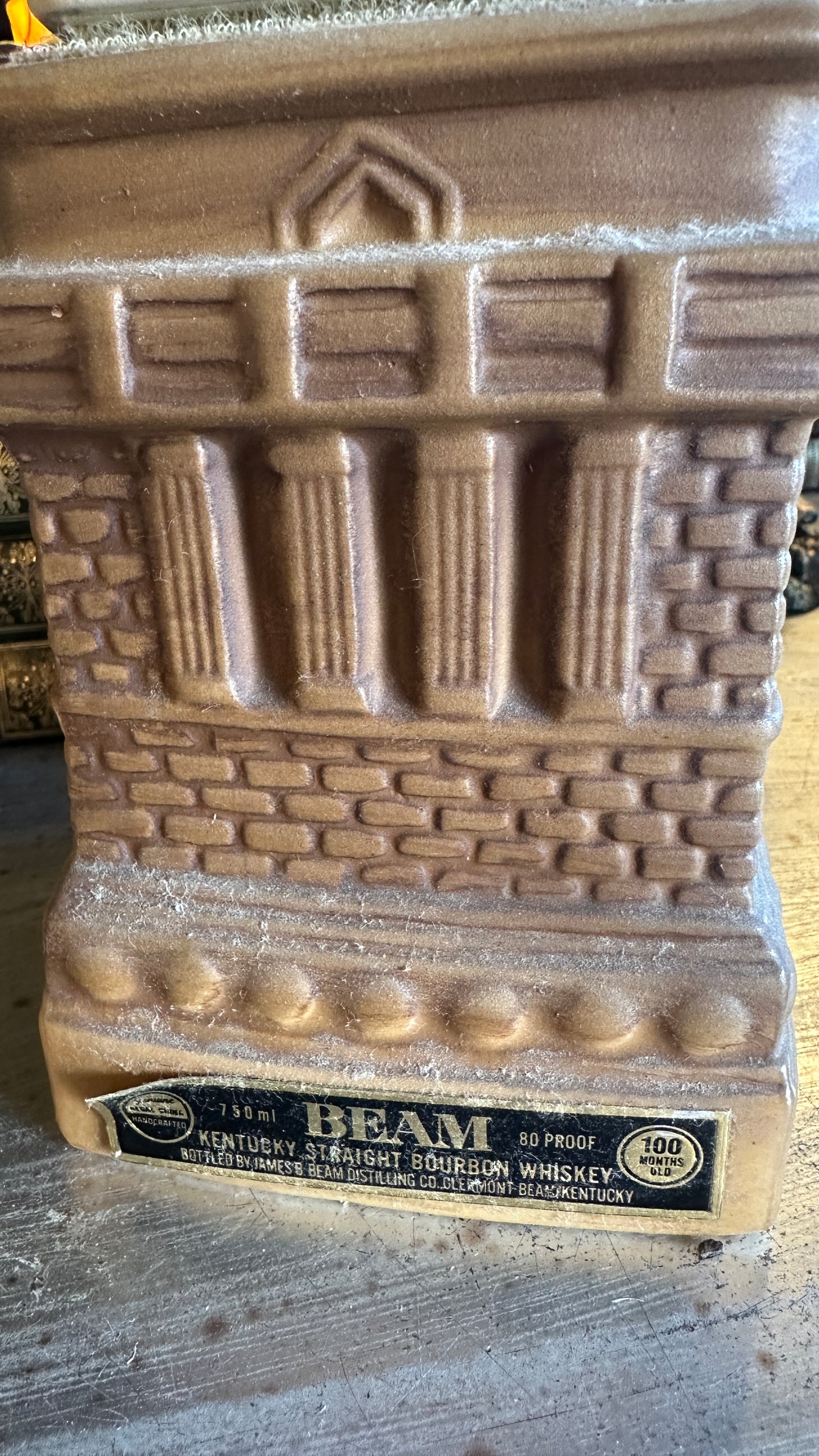 Vintage Jim Beam Statue of Liberty Commemorative Whiskey Decanter Bottle