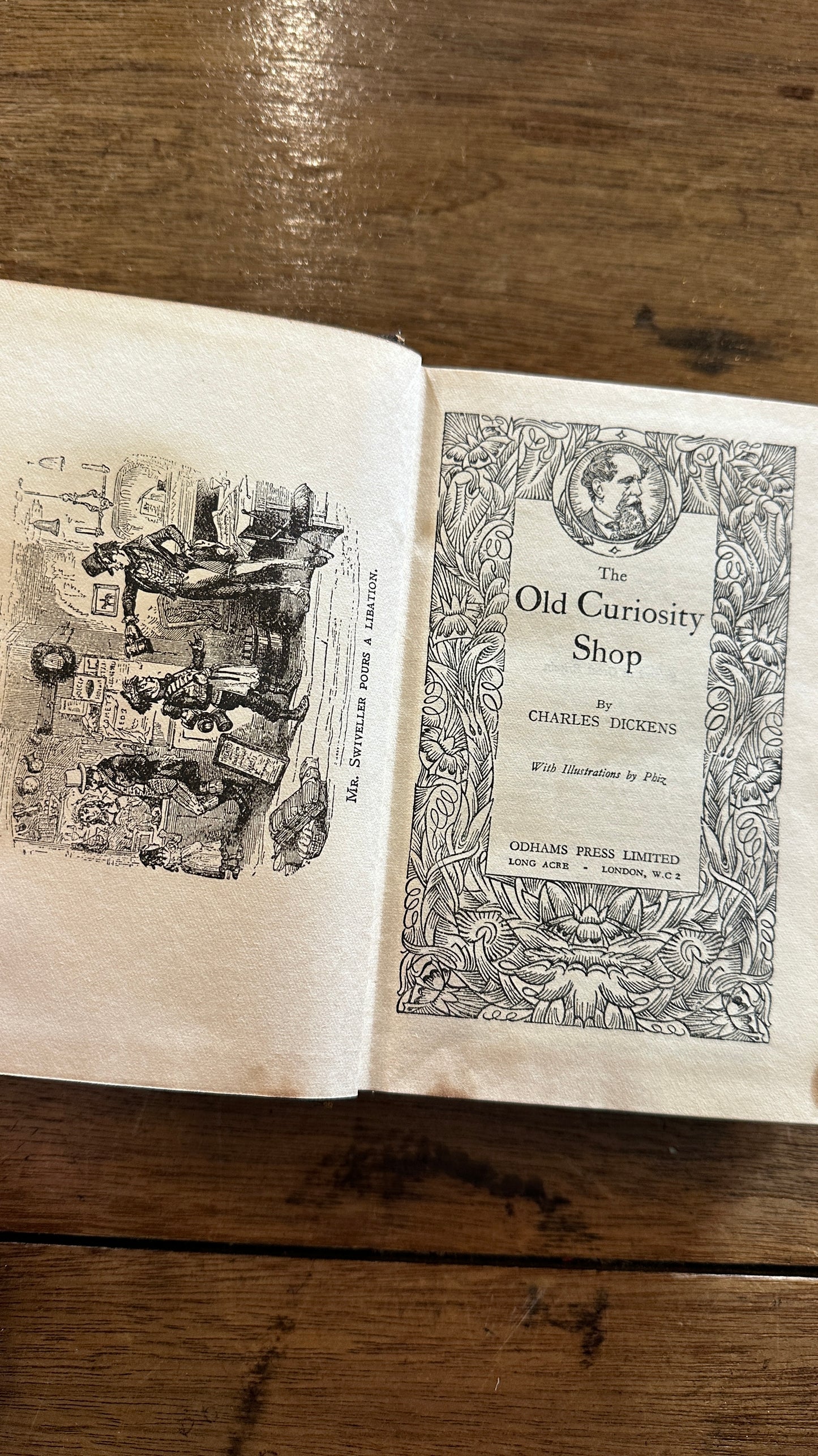 Charles Dickens's The Old Curiosity Shop and The Uncommercial Traveller, Odhams Press Ltd, London