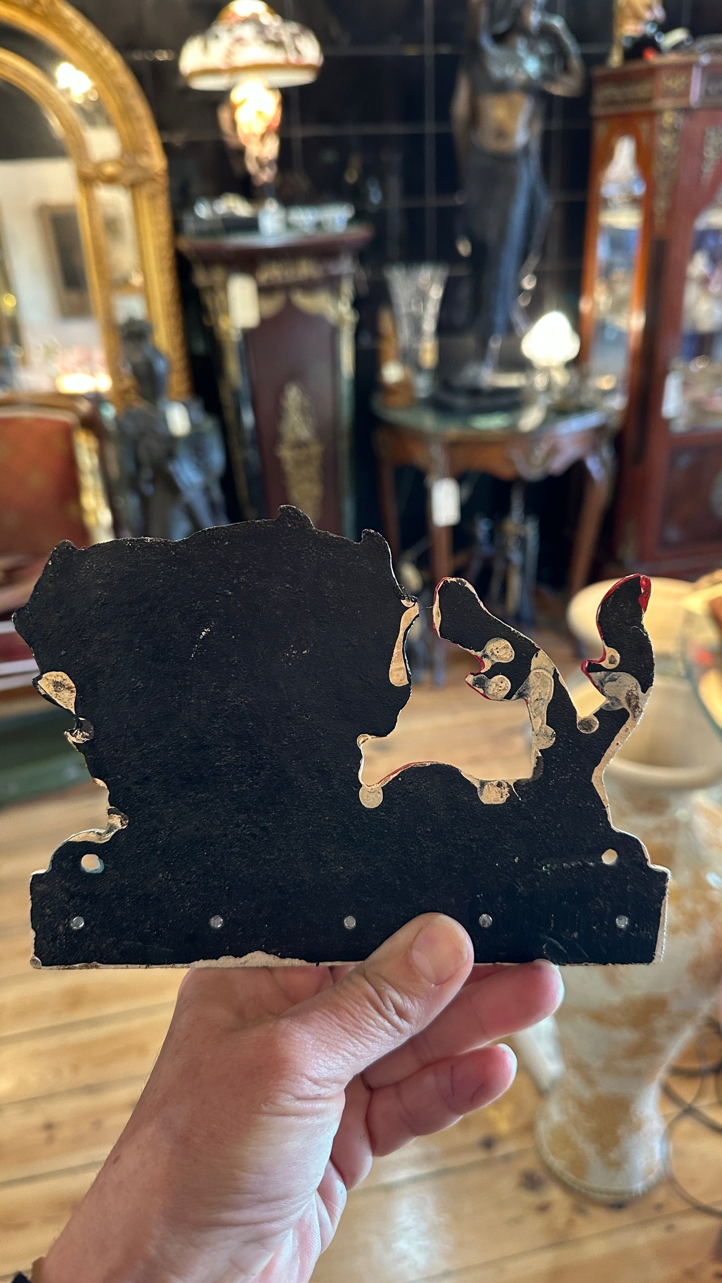 Betty Boop Key Rack, Cast Iron