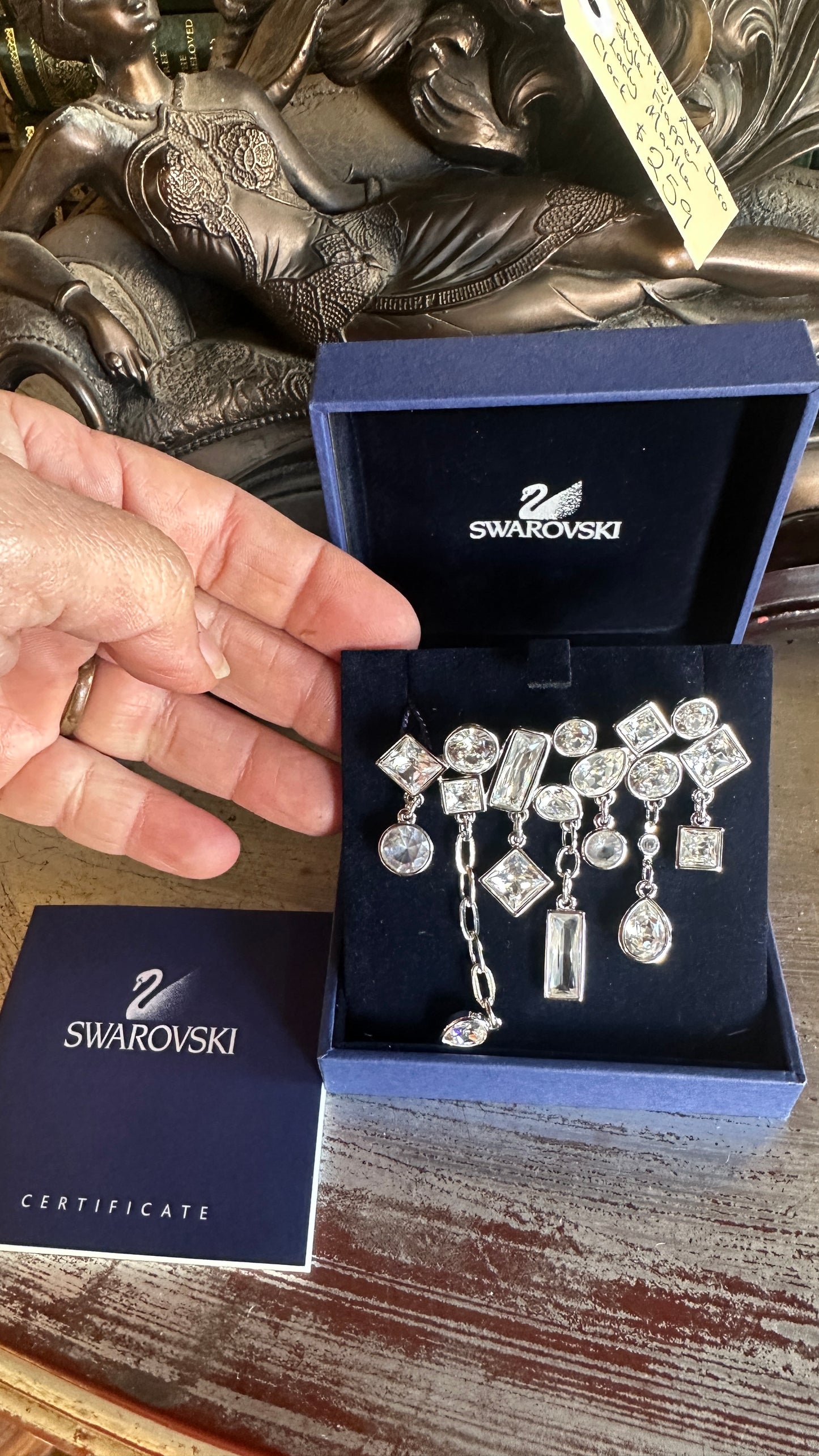 Stunning Swarovski Crystal Brooch, with original box