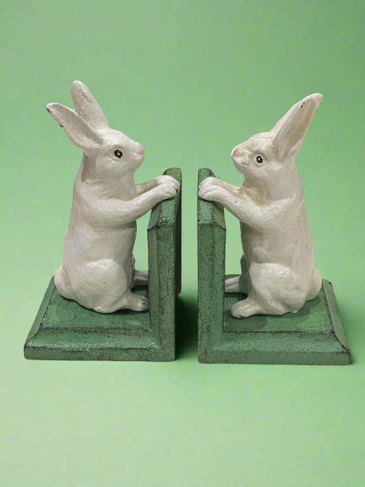 White Rabbit Cast Iron Bookends