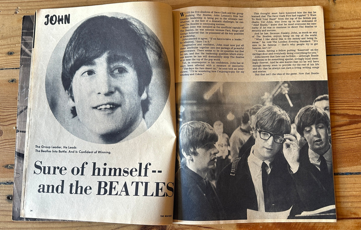 Vintage 1964 The Beatles Meet The Dave Clark Five Magazine | Rare 60s Memorabilia