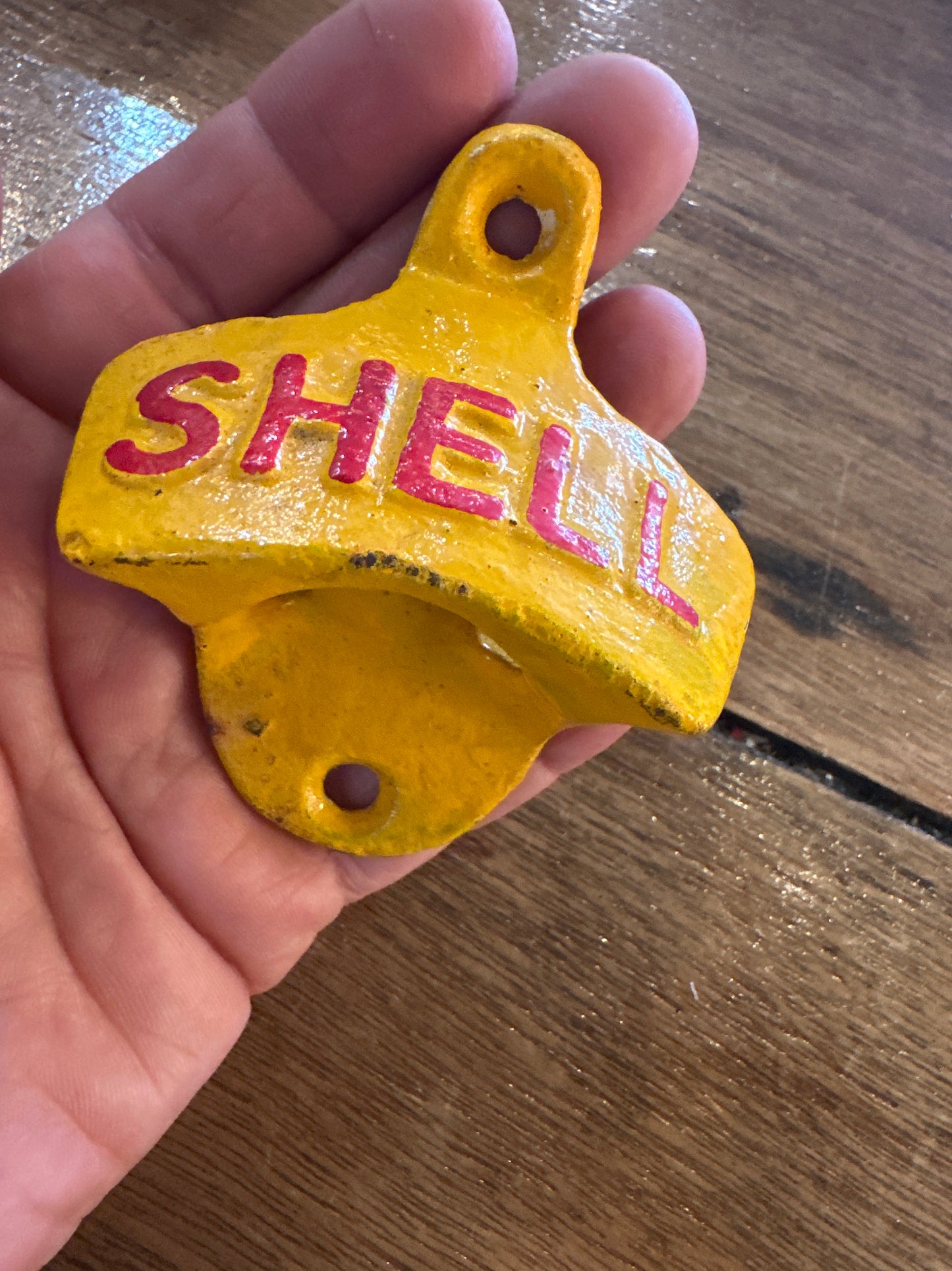 Cast Iron Shell Logo Bottle Opener