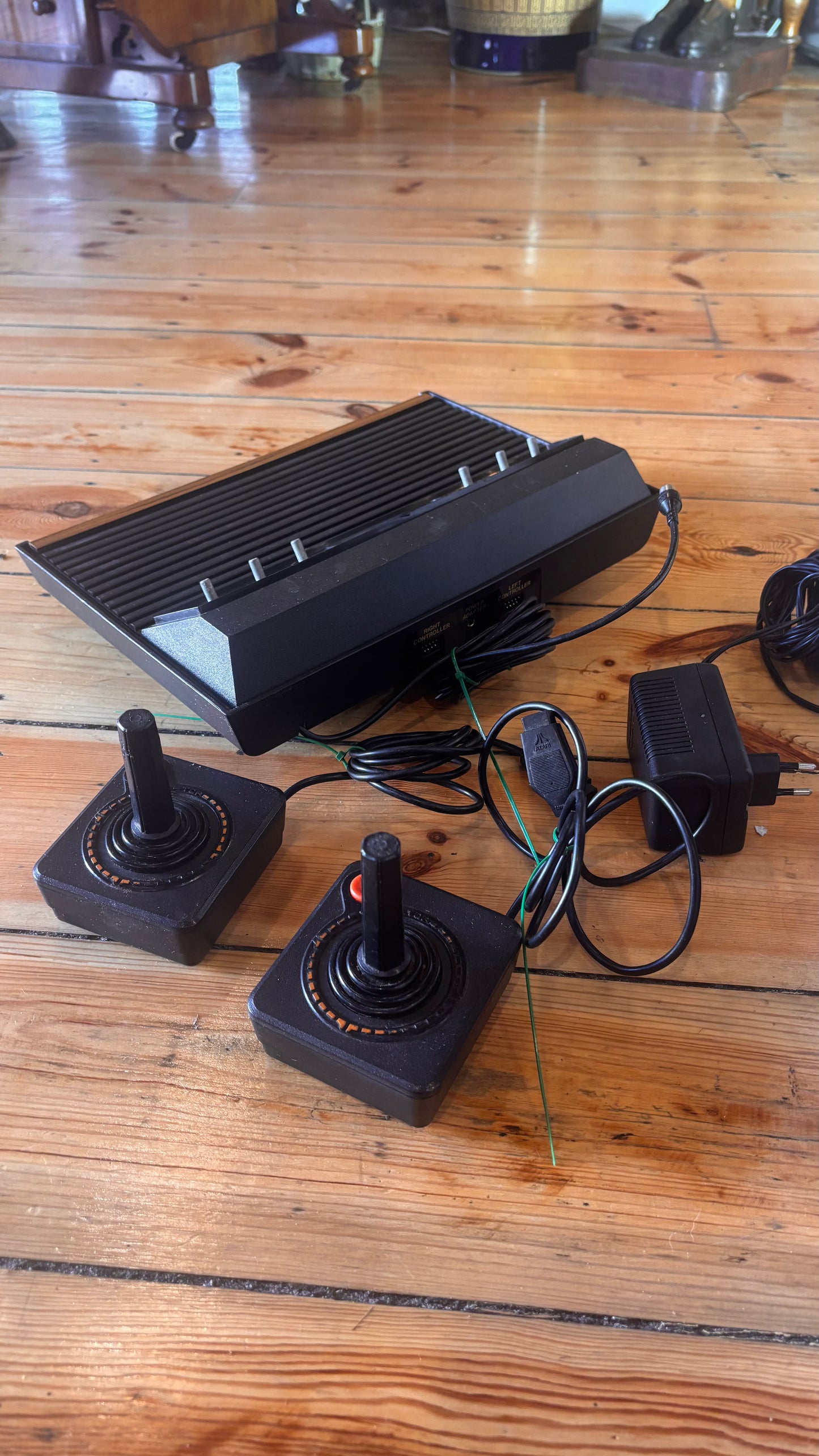 Vintage Atari 2600 “Heavy Sixer” Console + Original PSU + Joysticks | Tested