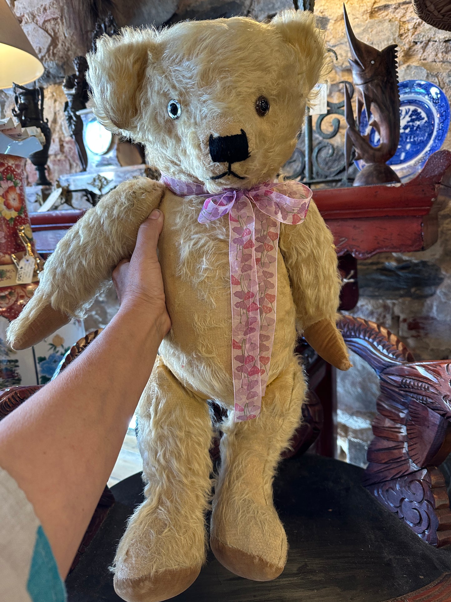 Antique Jointed Teddy Bear - 90 years old!!