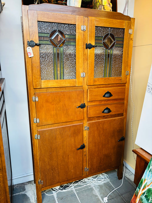 Restored Leadlight Kitchen Dresser